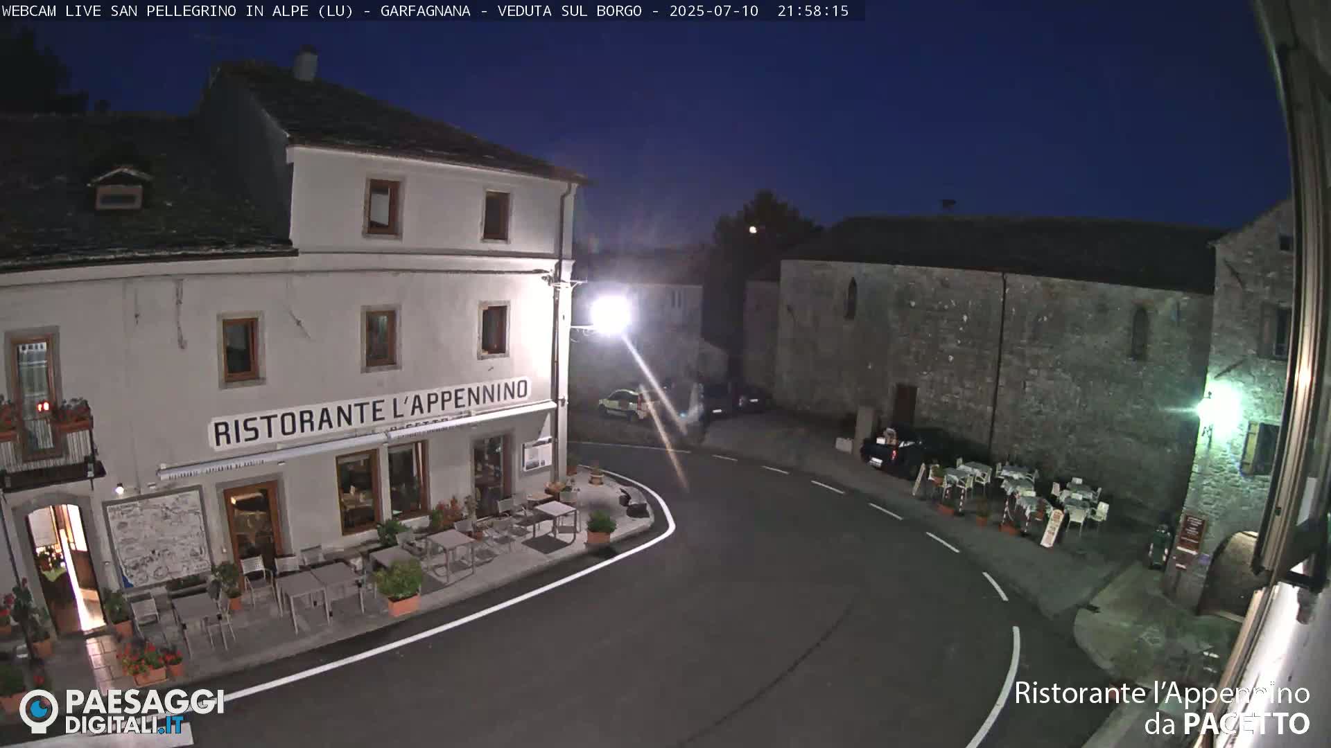 Garfagnana, San Pellegrino in Alpe  Alps Live Cam -  Lucca, Tuscany, Italy