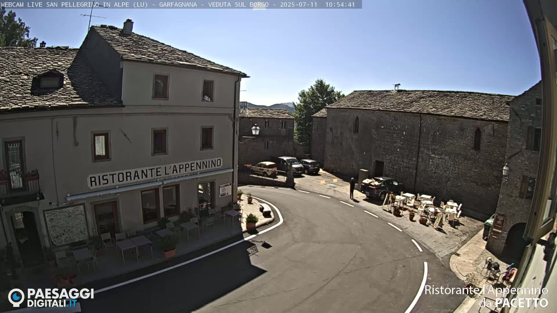 Garfagnana, San Pellegrino in Alpe  Alps Live Cam -  Lucca, Tuscany, Italy