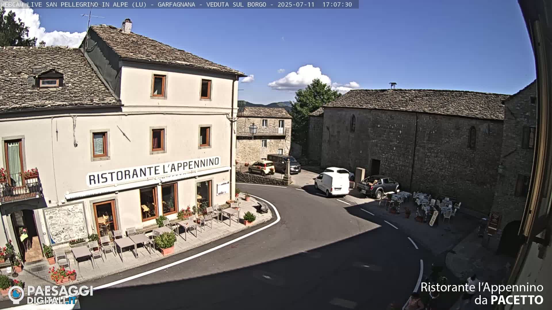 Garfagnana, San Pellegrino in Alpe  Alps Live Cam -  Lucca, Tuscany, Italy