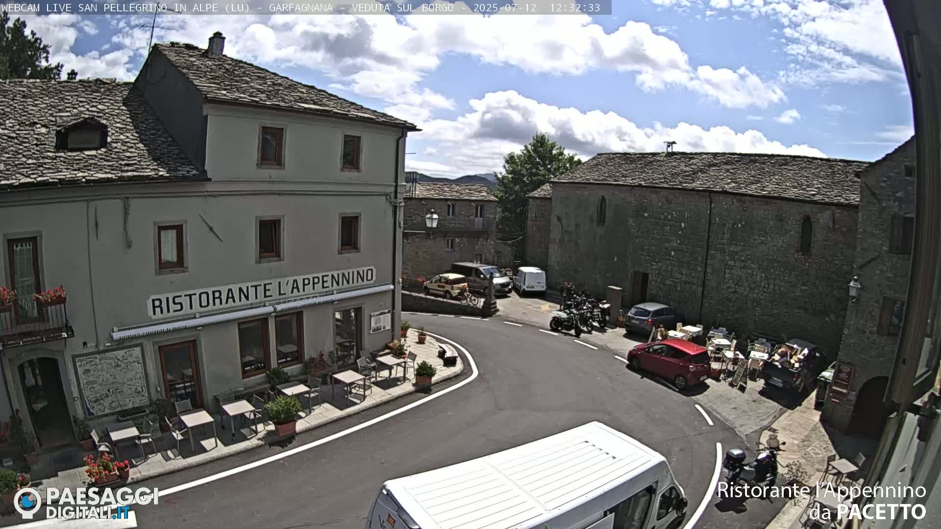 Garfagnana, San Pellegrino in Alpe  Alps Live Cam -  Lucca, Tuscany, Italy