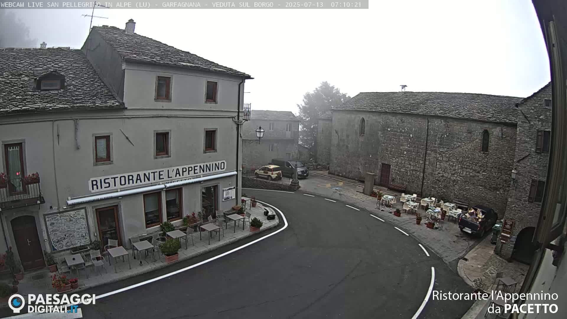 Garfagnana, San Pellegrino in Alpe  Alps Live Cam -  Lucca, Tuscany, Italy