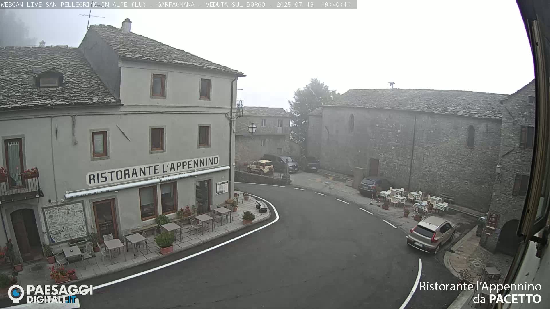 Garfagnana, San Pellegrino in Alpe  Alps Live Cam -  Lucca, Tuscany, Italy