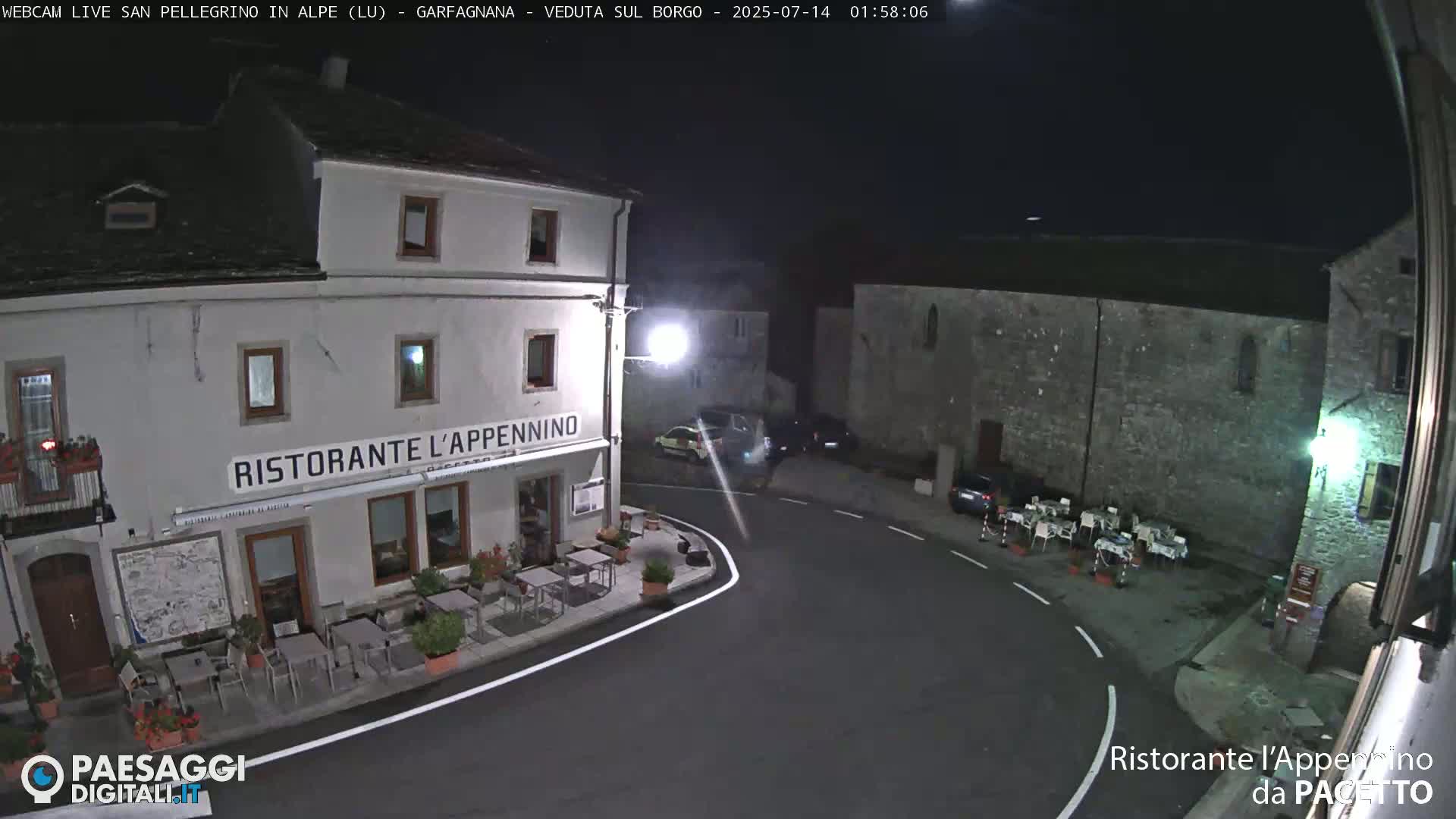 Garfagnana, San Pellegrino in Alpe  Alps Live Cam -  Lucca, Tuscany, Italy