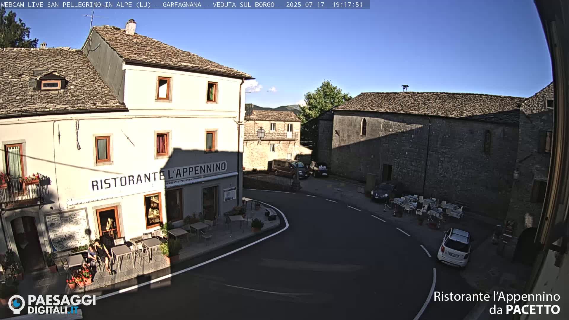 Garfagnana, San Pellegrino in Alpe  Alps Live Cam -  Lucca, Tuscany, Italy