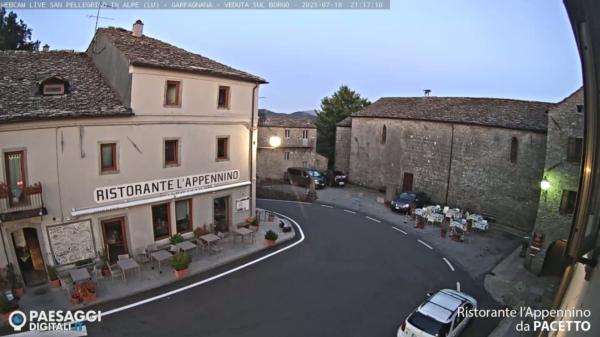 Garfagnana, San Pellegrino in Alpe  Alps Live Cam -  Lucca, Tuscany, Italy