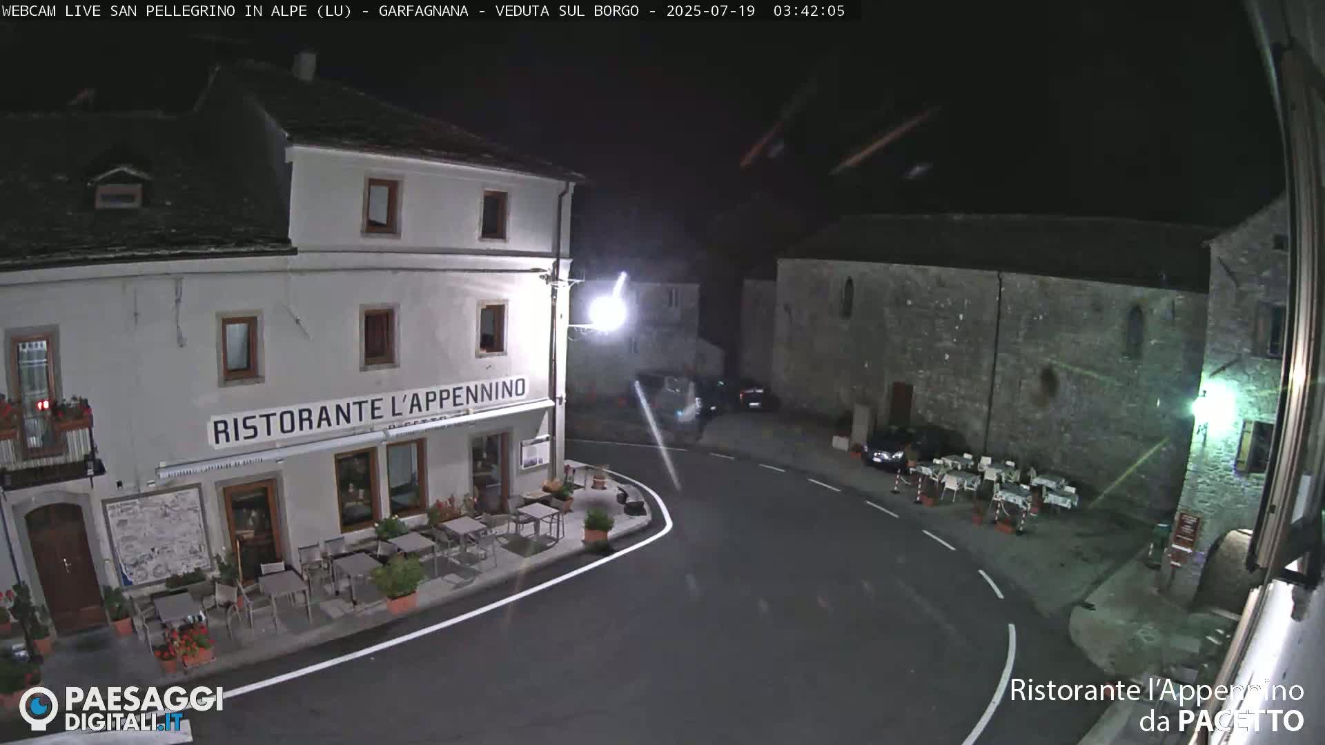 Garfagnana, San Pellegrino in Alpe  Alps Live Cam -  Lucca, Tuscany, Italy