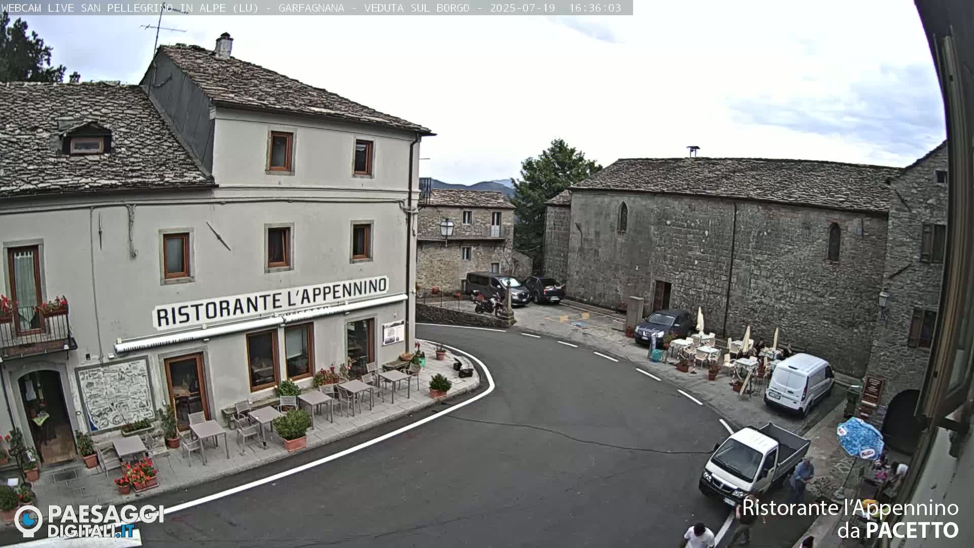 Garfagnana, San Pellegrino in Alpe  Alps Live Cam -  Lucca, Tuscany, Italy
