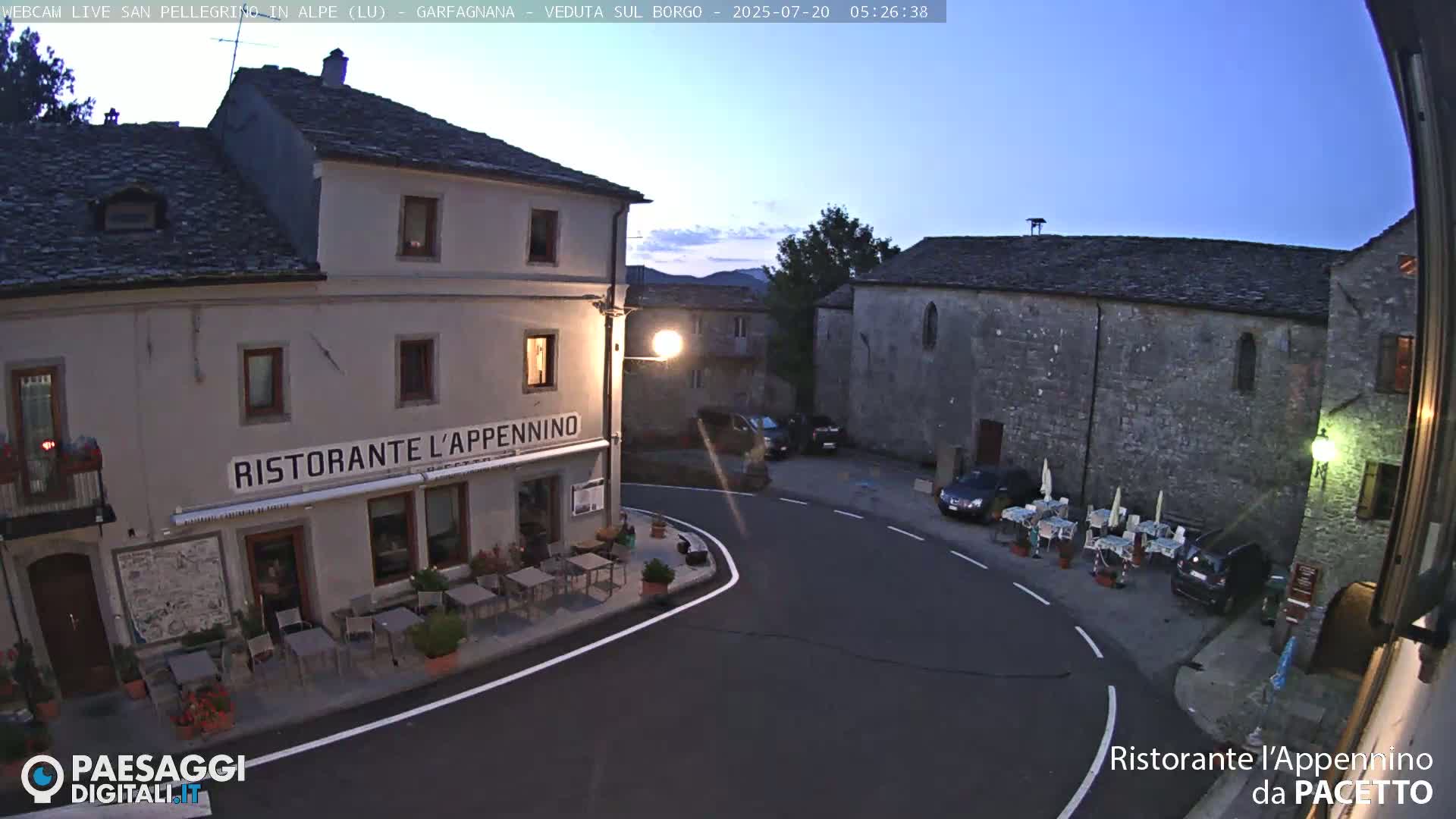 Garfagnana, San Pellegrino in Alpe  Alps Live Cam -  Lucca, Tuscany, Italy