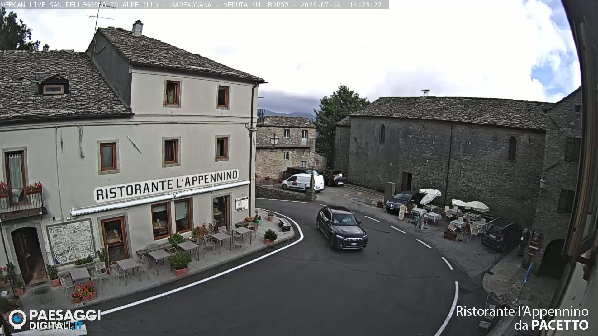 Garfagnana, San Pellegrino in Alpe  Alps Live Cam -  Lucca, Tuscany, Italy