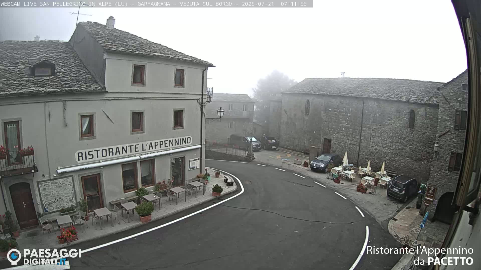Garfagnana, San Pellegrino in Alpe  Alps Live Cam -  Lucca, Tuscany, Italy