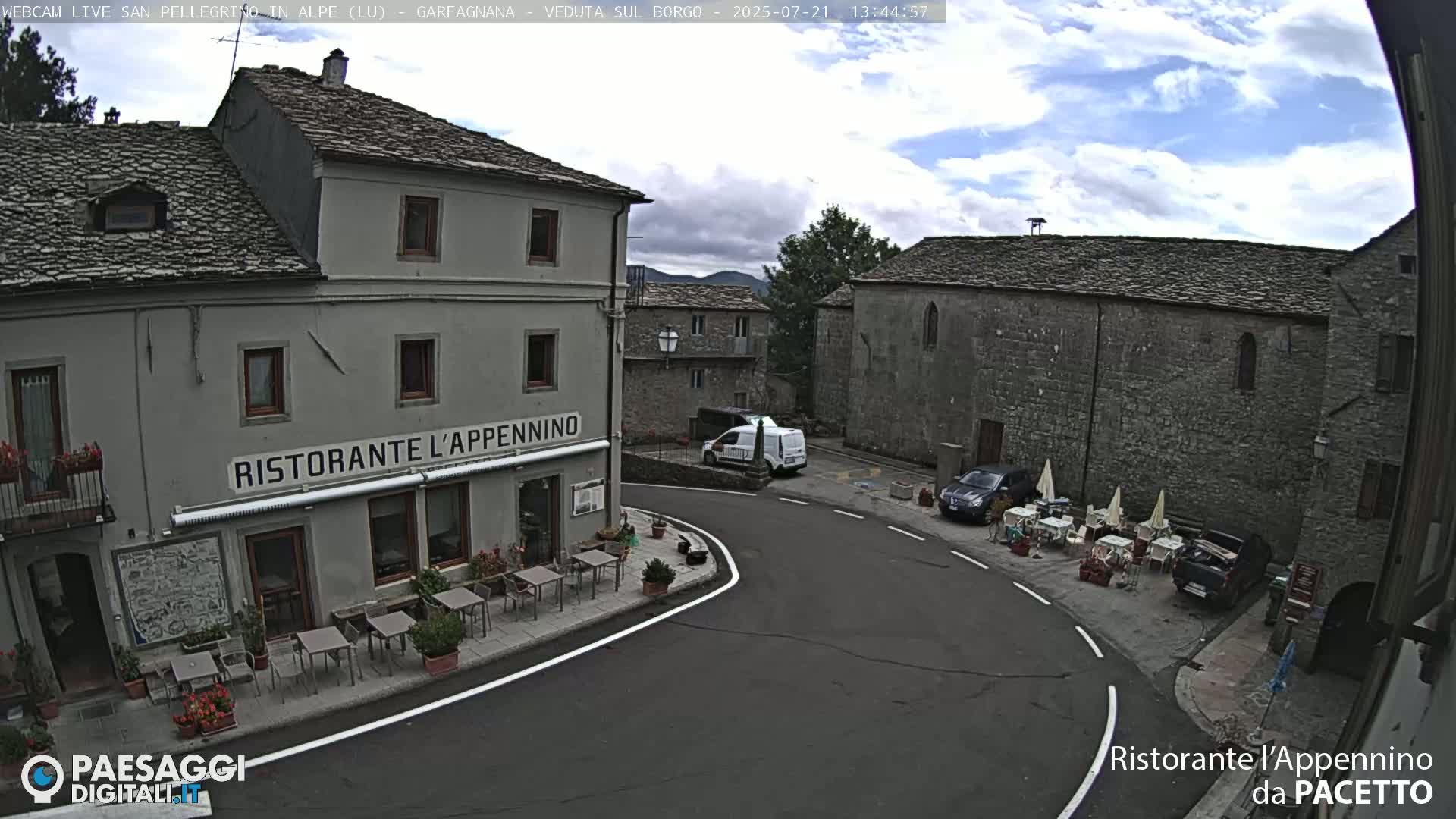 Garfagnana, San Pellegrino in Alpe  Alps Live Cam -  Lucca, Tuscany, Italy
