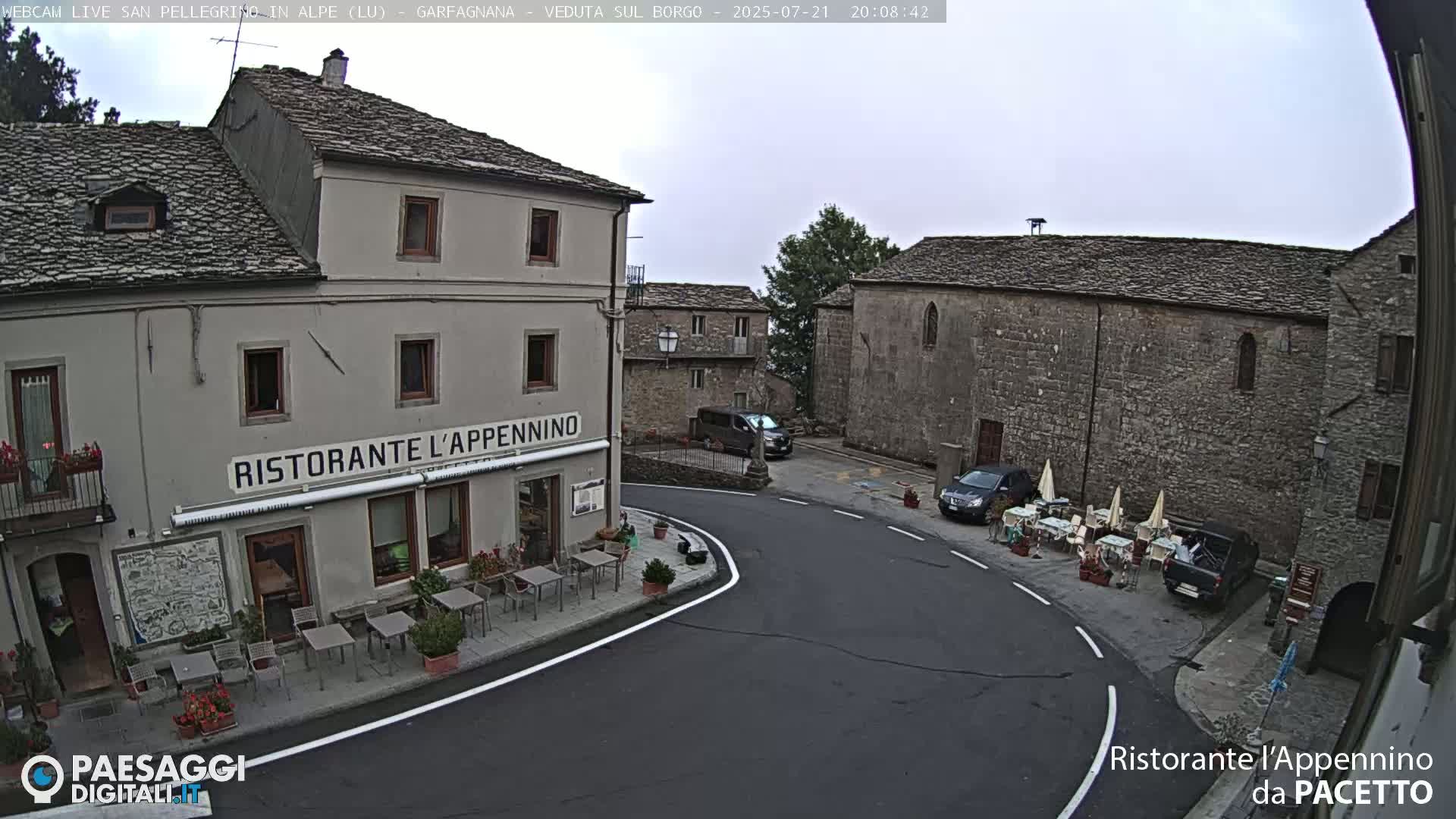 Garfagnana, San Pellegrino in Alpe  Alps Live Cam -  Lucca, Tuscany, Italy