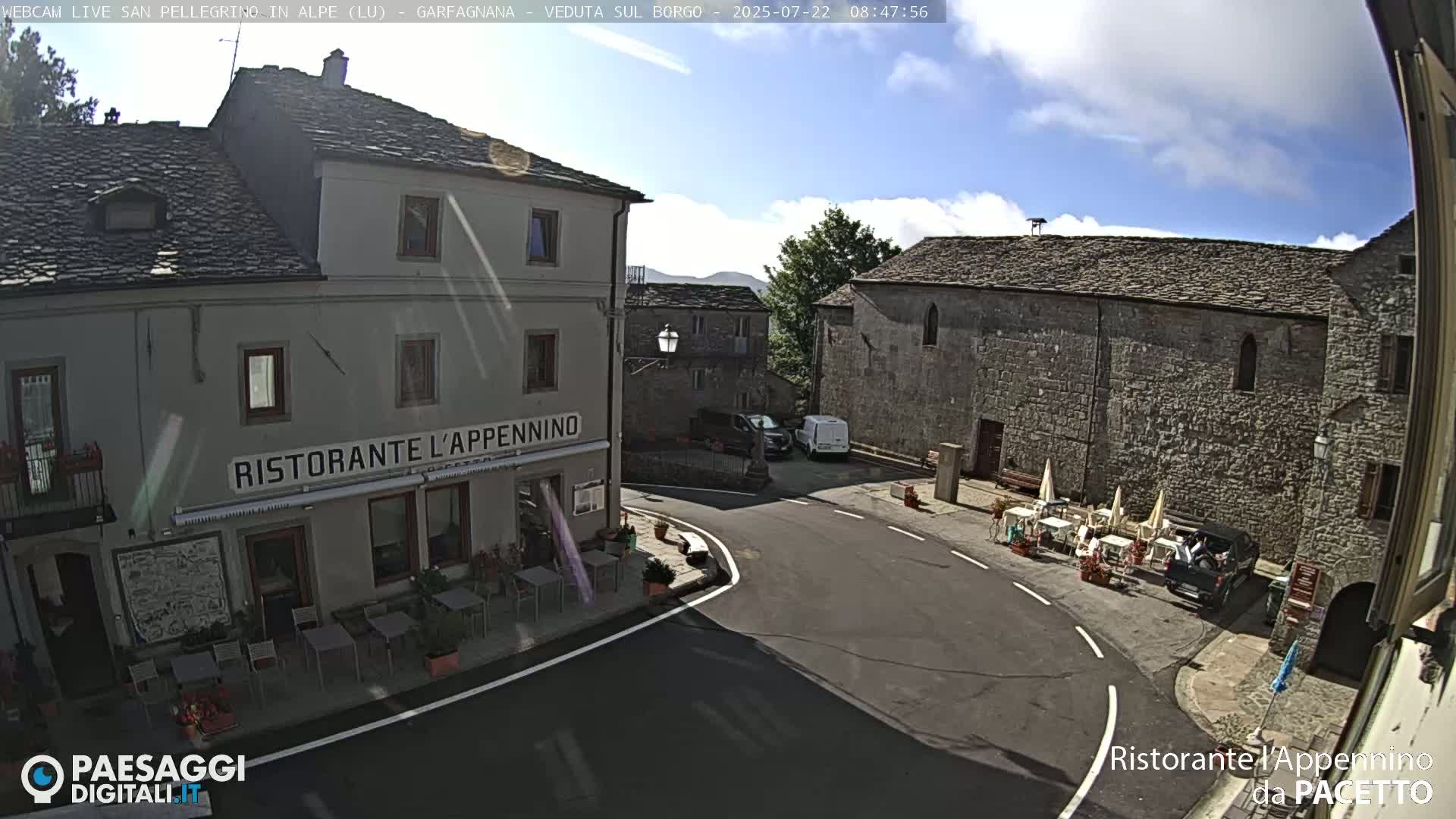 Garfagnana, San Pellegrino in Alpe  Alps Live Cam -  Lucca, Tuscany, Italy