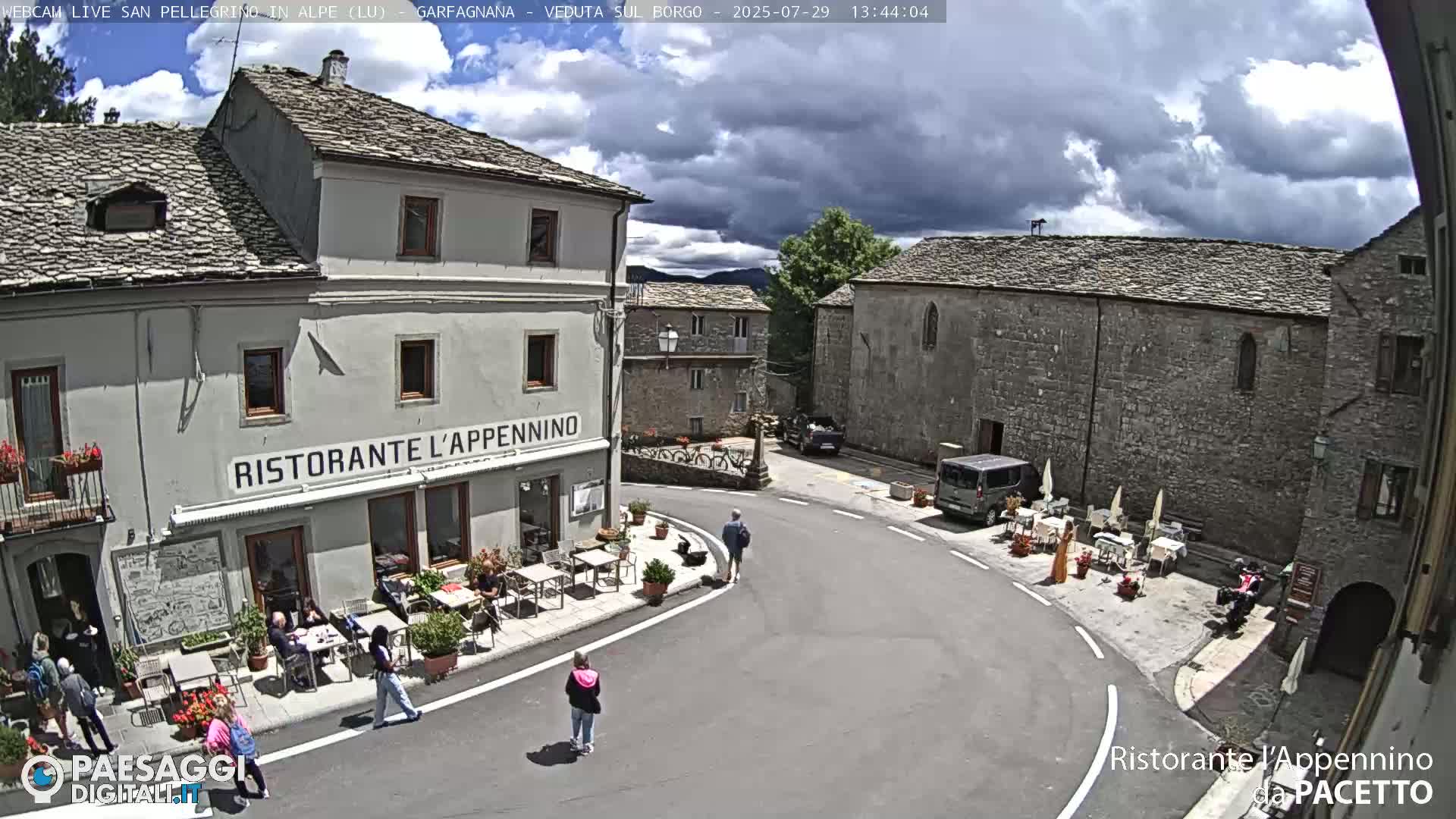 Garfagnana, San Pellegrino in Alpe  Alps Live Cam -  Lucca, Tuscany, Italy