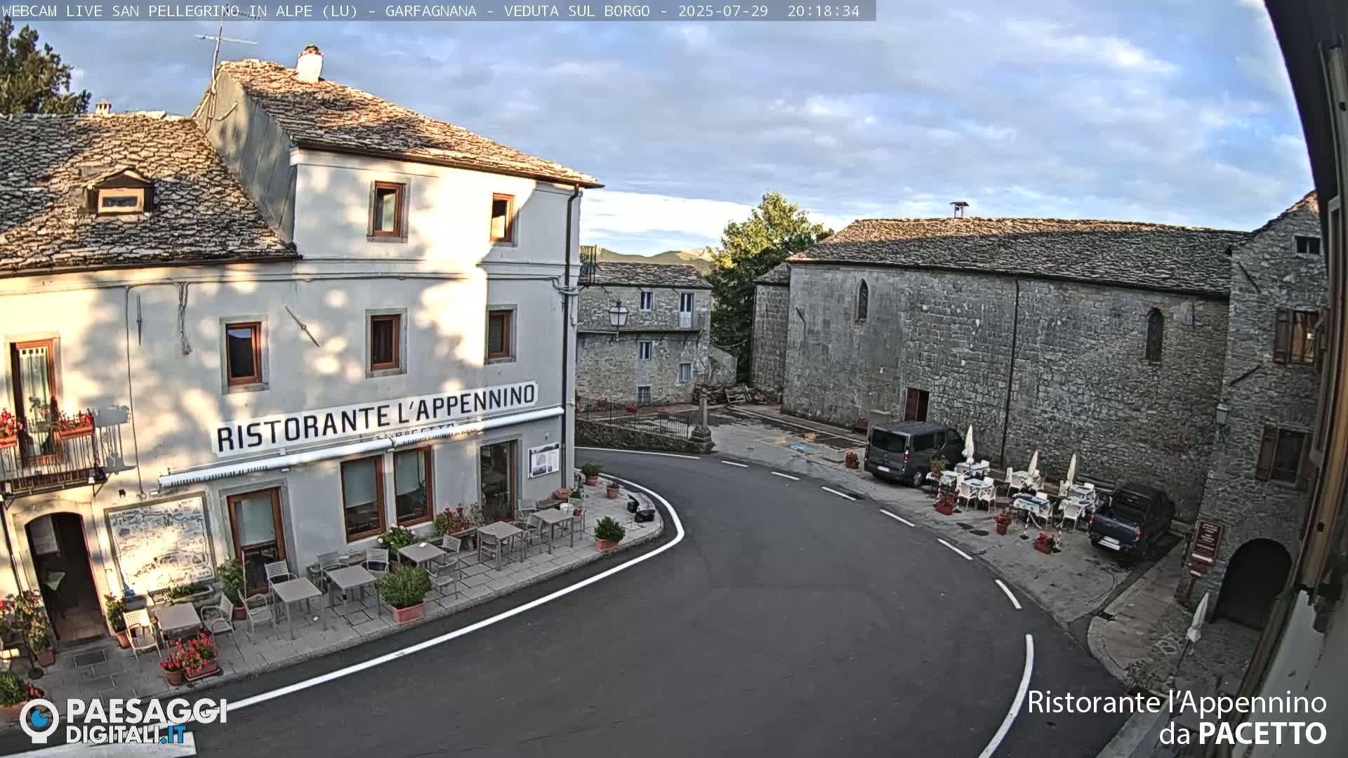 Garfagnana, San Pellegrino in Alpe  Alps Live Cam -  Lucca, Tuscany, Italy