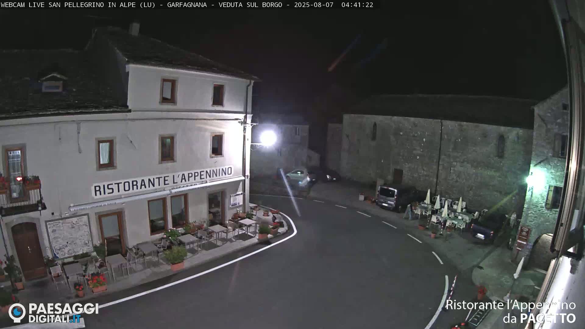 Garfagnana, San Pellegrino in Alpe  Alps Live Cam -  Lucca, Tuscany, Italy