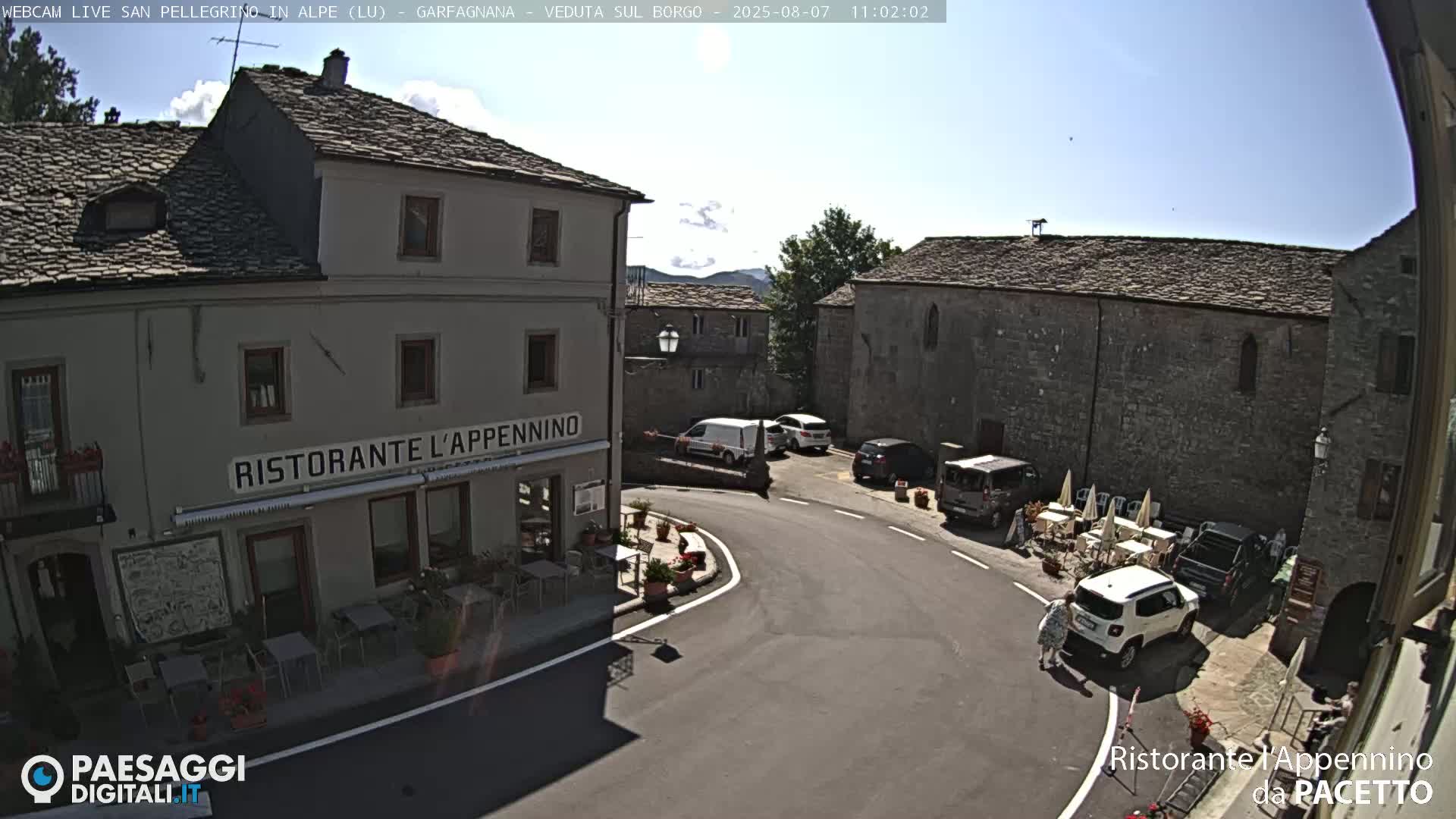 Garfagnana, San Pellegrino in Alpe  Alps Live Cam -  Lucca, Tuscany, Italy
