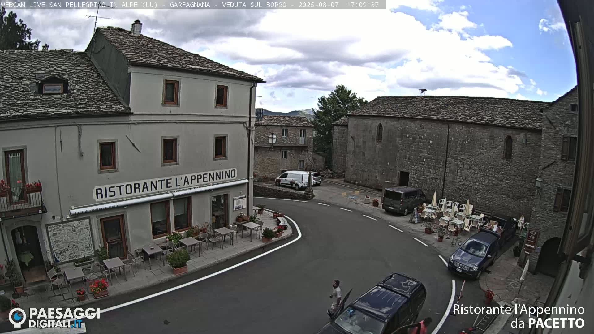Garfagnana, San Pellegrino in Alpe  Alps Live Cam -  Lucca, Tuscany, Italy