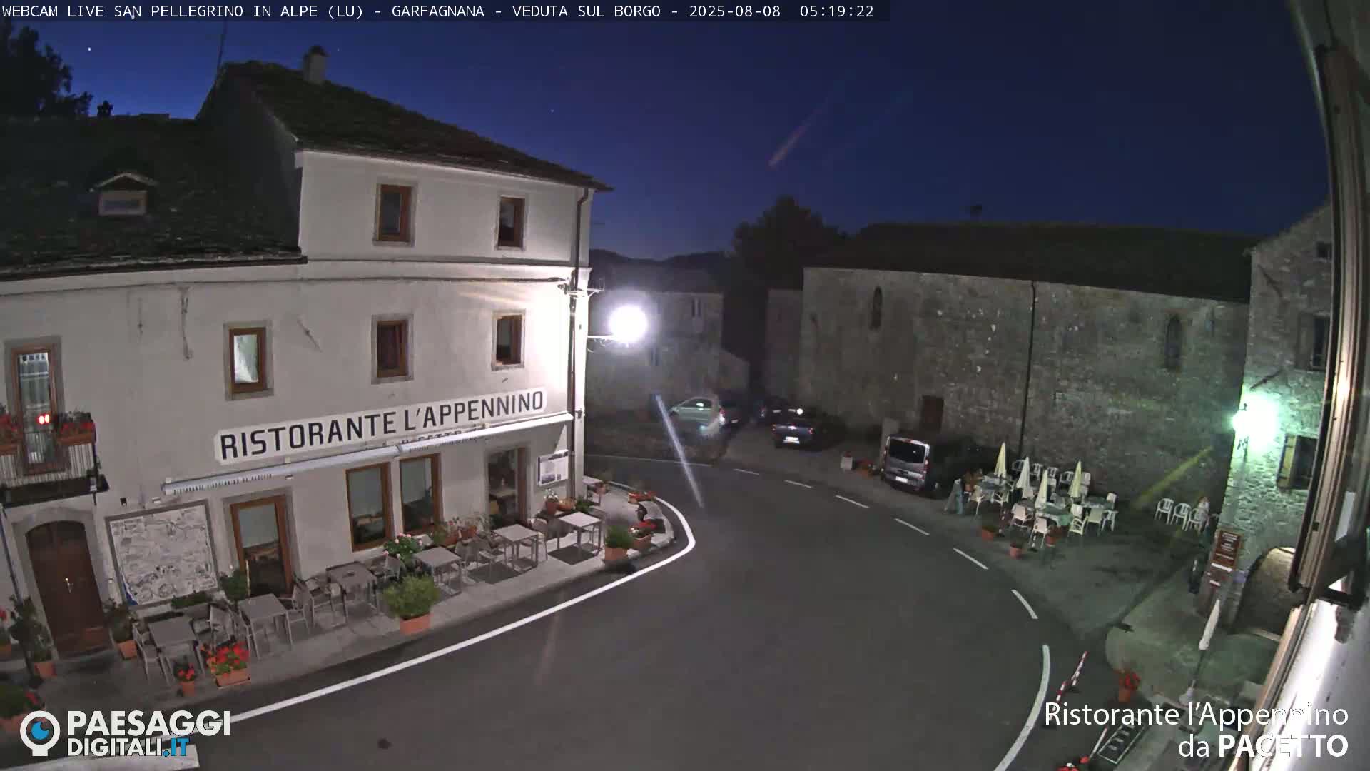Garfagnana, San Pellegrino in Alpe  Alps Live Cam -  Lucca, Tuscany, Italy