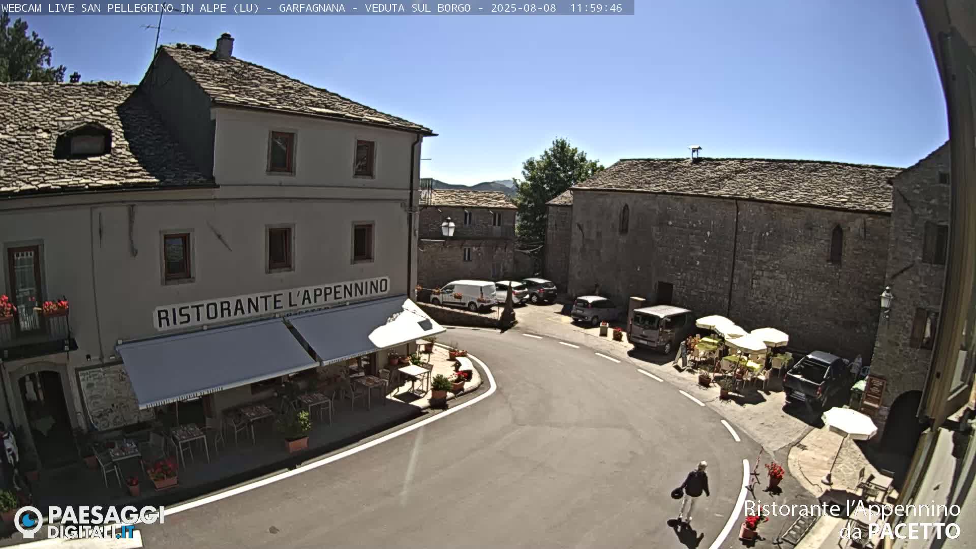 Garfagnana, San Pellegrino in Alpe  Alps Live Cam -  Lucca, Tuscany, Italy