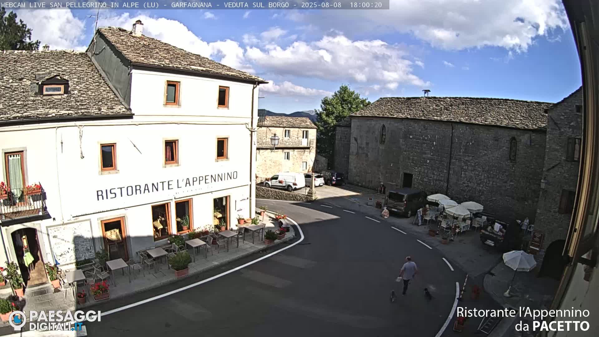 Garfagnana, San Pellegrino in Alpe  Alps Live Cam -  Lucca, Tuscany, Italy
