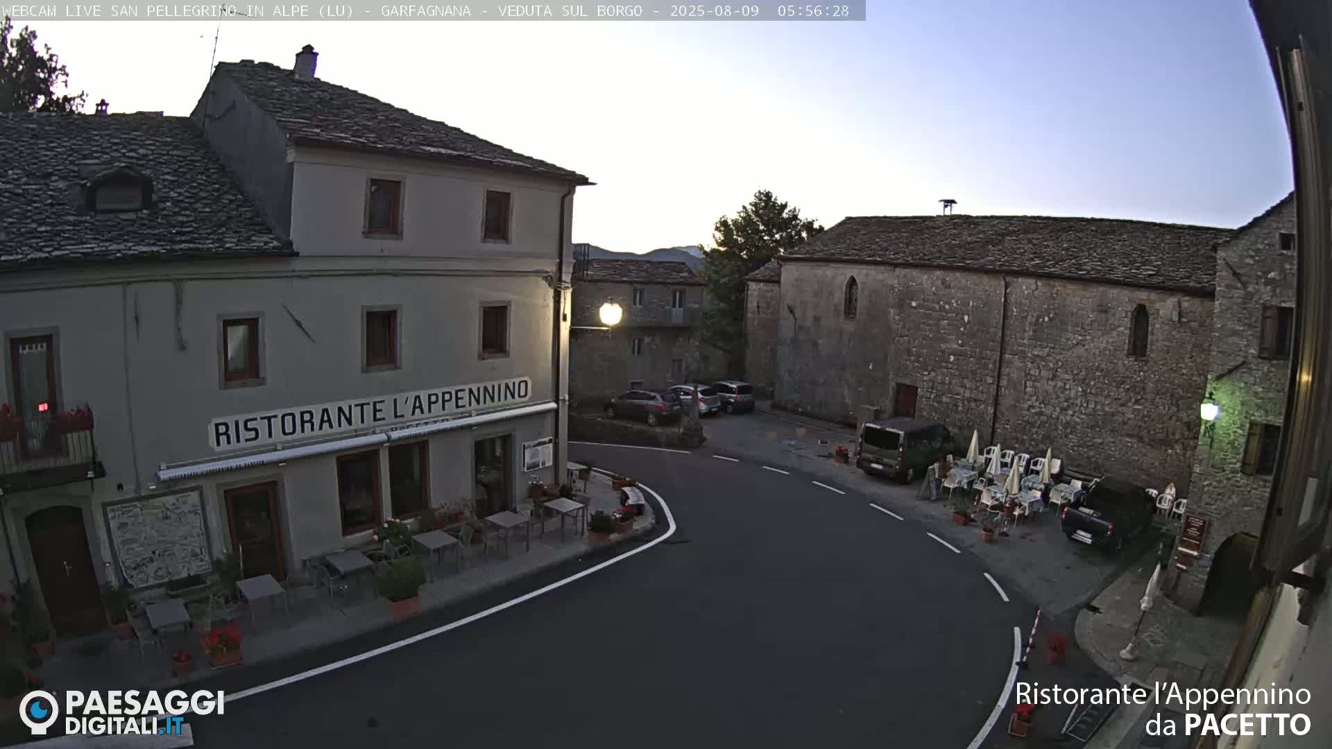 Garfagnana, San Pellegrino in Alpe  Alps Live Cam -  Lucca, Tuscany, Italy