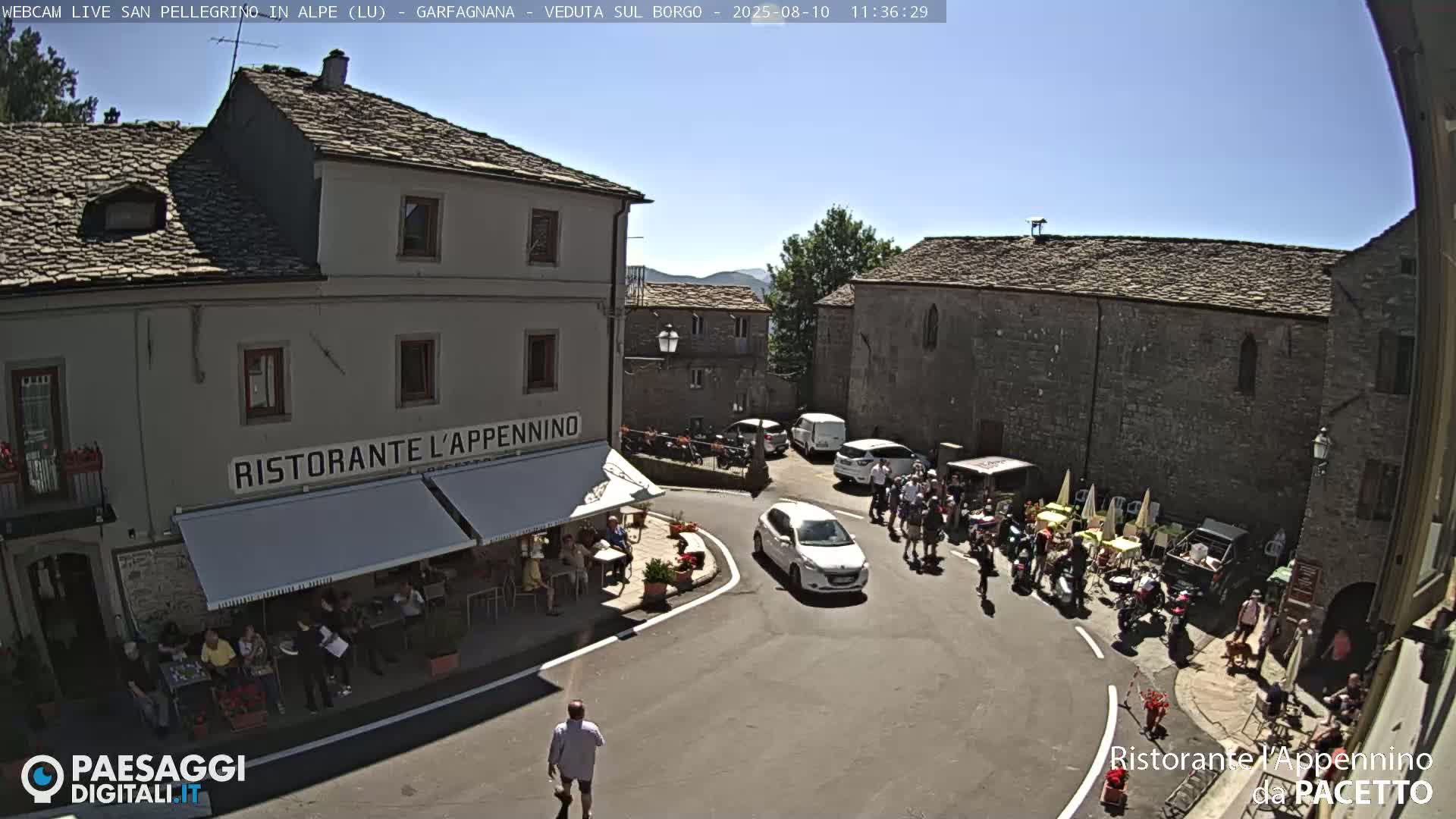 Garfagnana, San Pellegrino in Alpe  Alps Live Cam -  Lucca, Tuscany, Italy