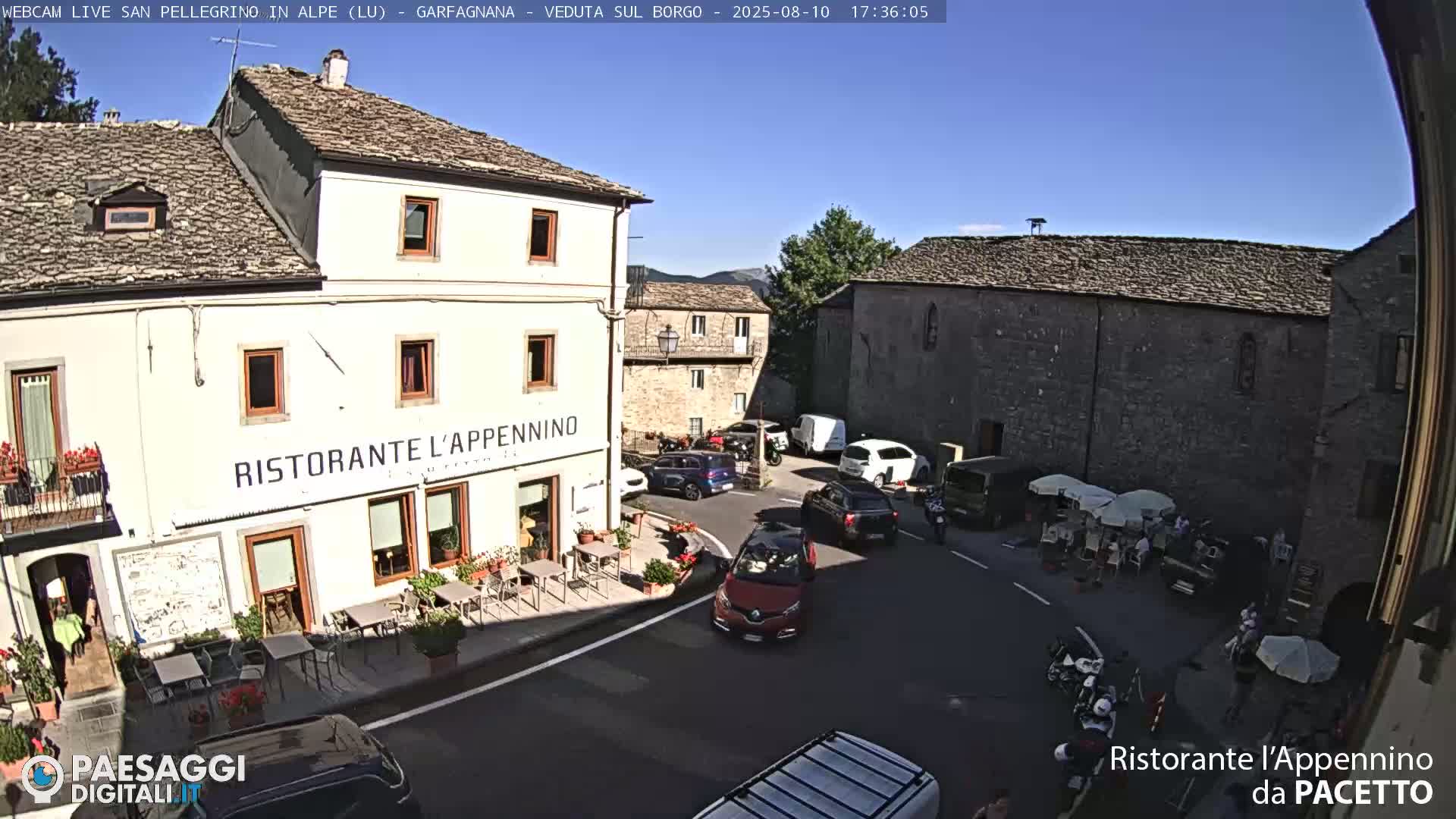 Garfagnana, San Pellegrino in Alpe  Alps Live Cam -  Lucca, Tuscany, Italy