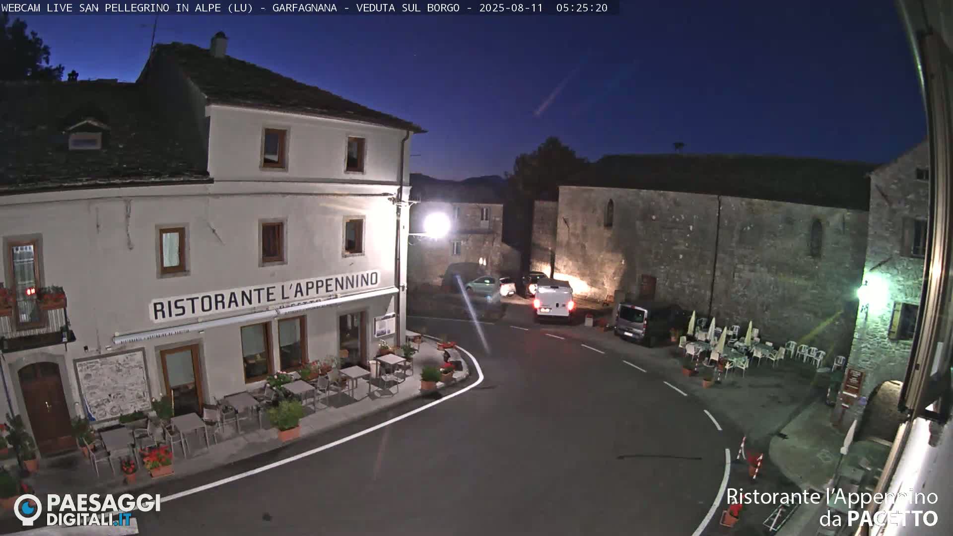 Garfagnana, San Pellegrino in Alpe  Alps Live Cam -  Lucca, Tuscany, Italy