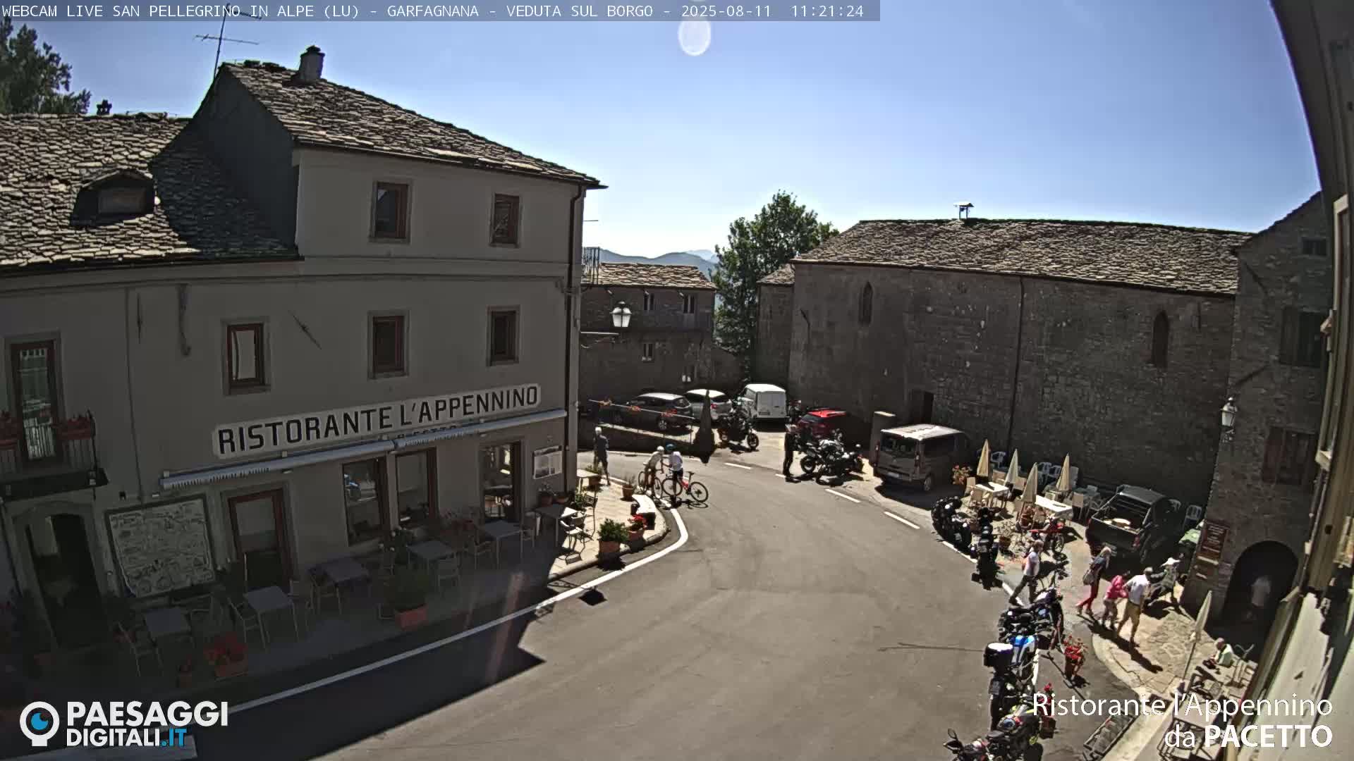 Garfagnana, San Pellegrino in Alpe  Alps Live Cam -  Lucca, Tuscany, Italy