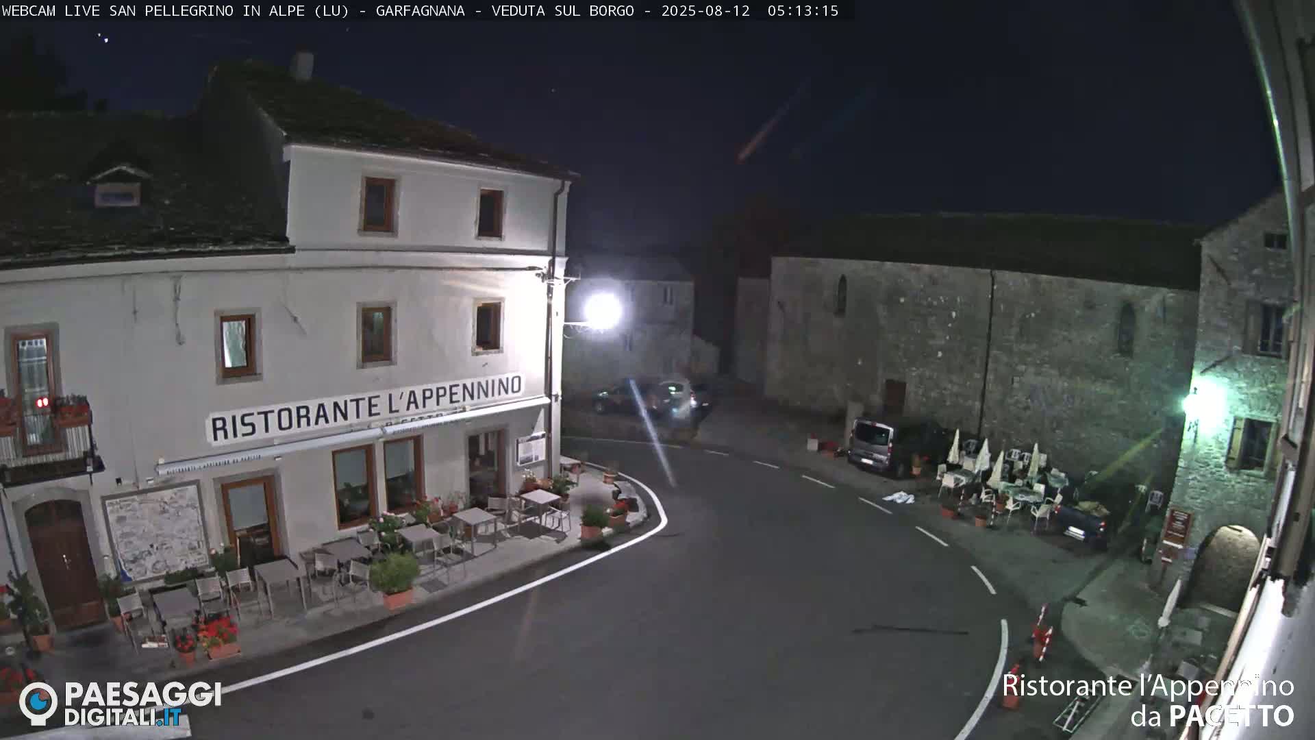 Garfagnana, San Pellegrino in Alpe  Alps Live Cam -  Lucca, Tuscany, Italy
