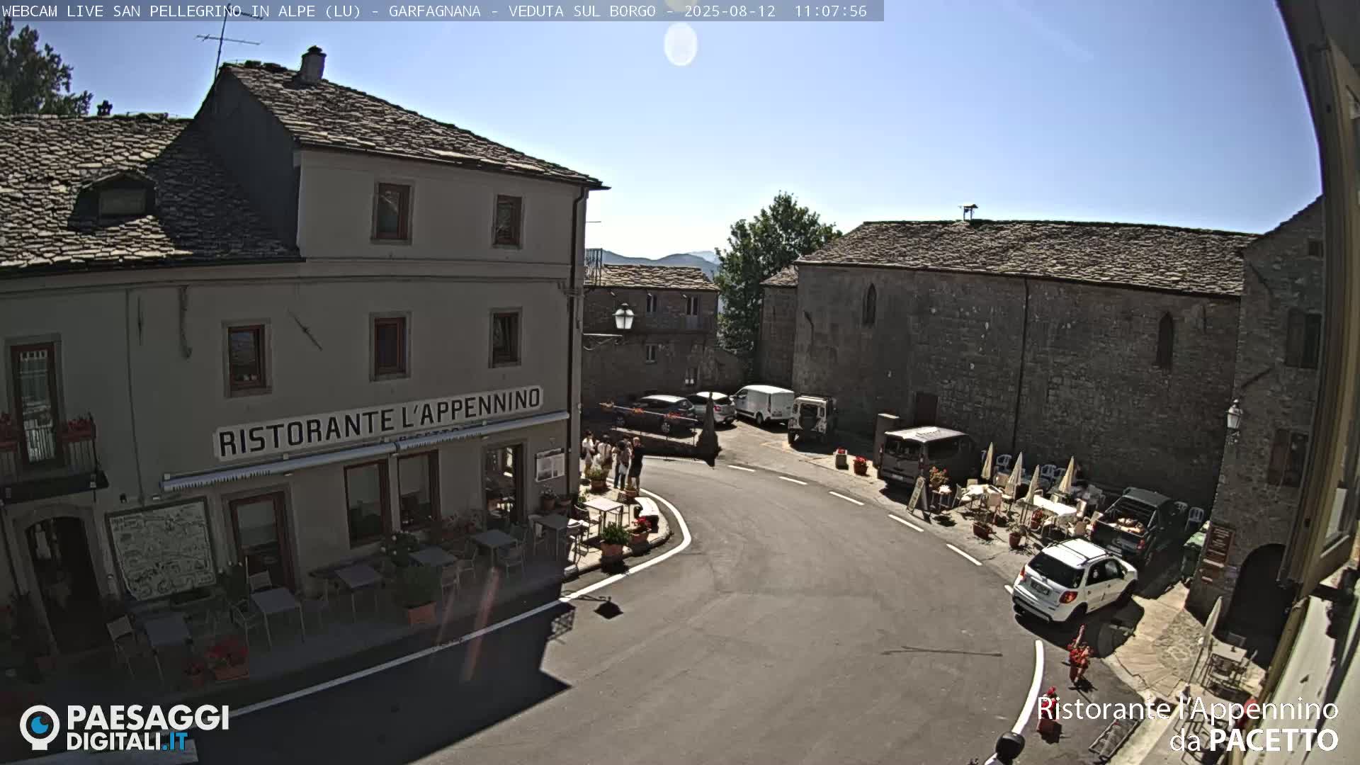 Garfagnana, San Pellegrino in Alpe  Alps Live Cam -  Lucca, Tuscany, Italy