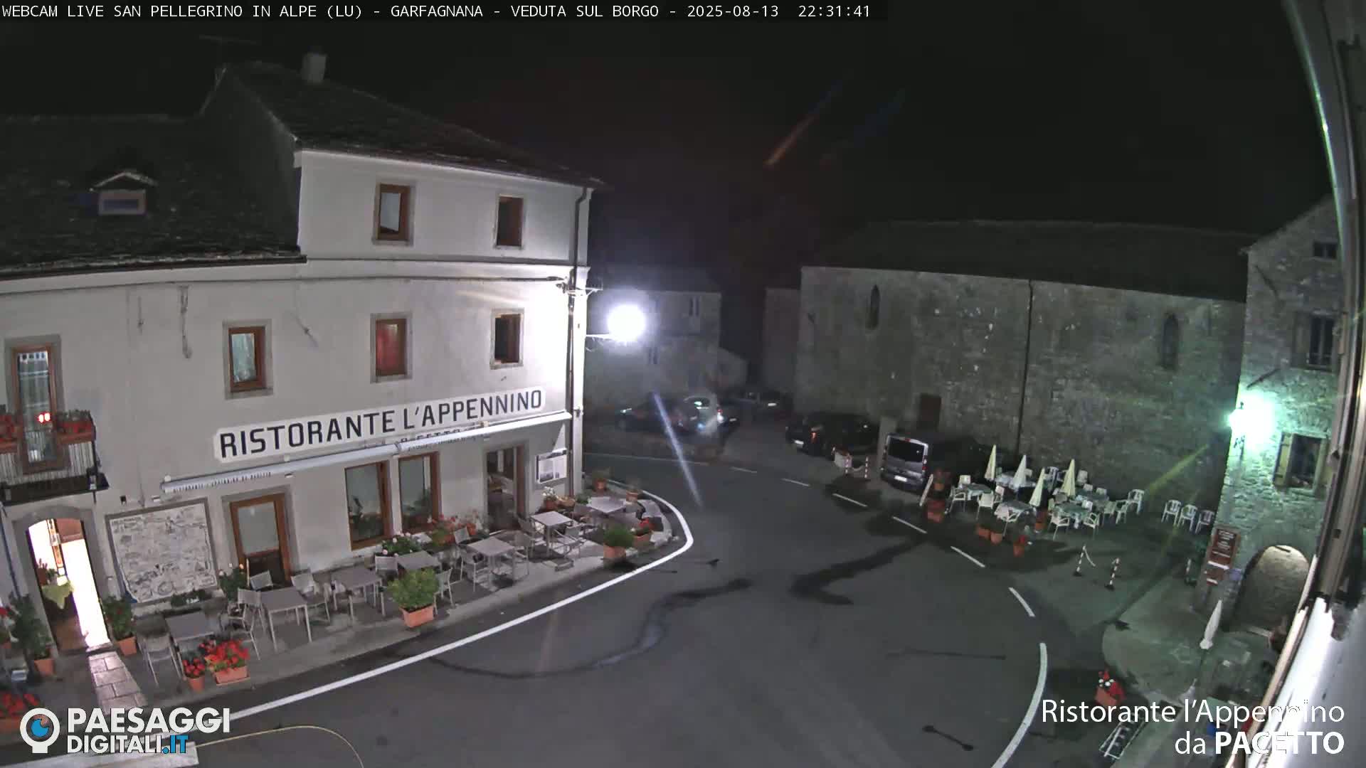Garfagnana, San Pellegrino in Alpe  Alps Live Cam -  Lucca, Tuscany, Italy