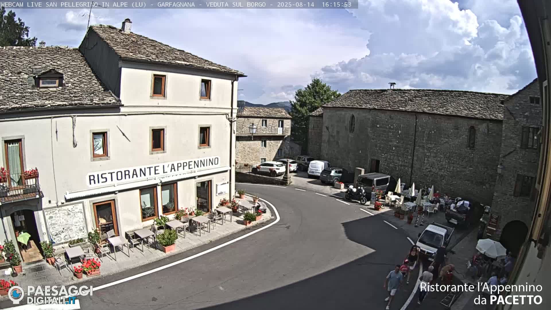 Garfagnana, San Pellegrino in Alpe  Alps Live Cam -  Lucca, Tuscany, Italy