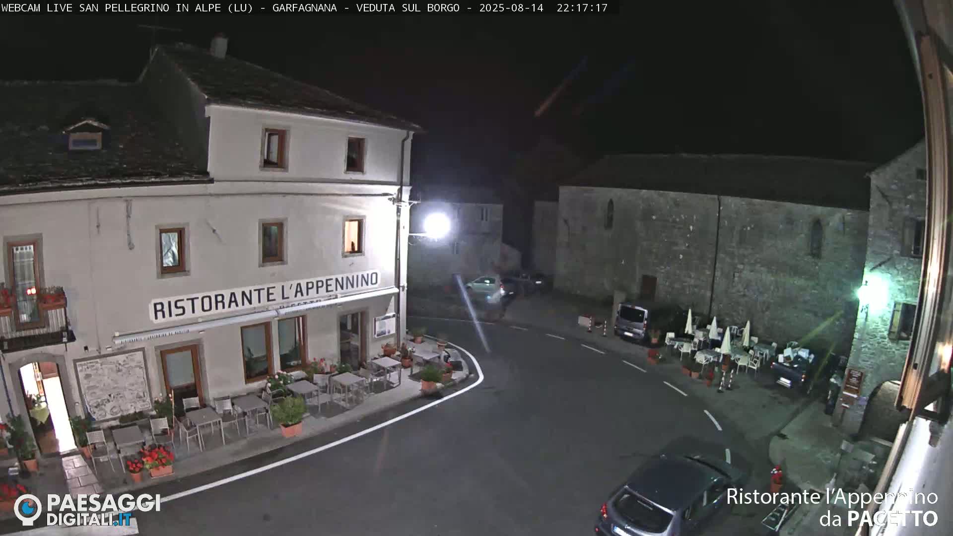 Garfagnana, San Pellegrino in Alpe  Alps Live Cam -  Lucca, Tuscany, Italy