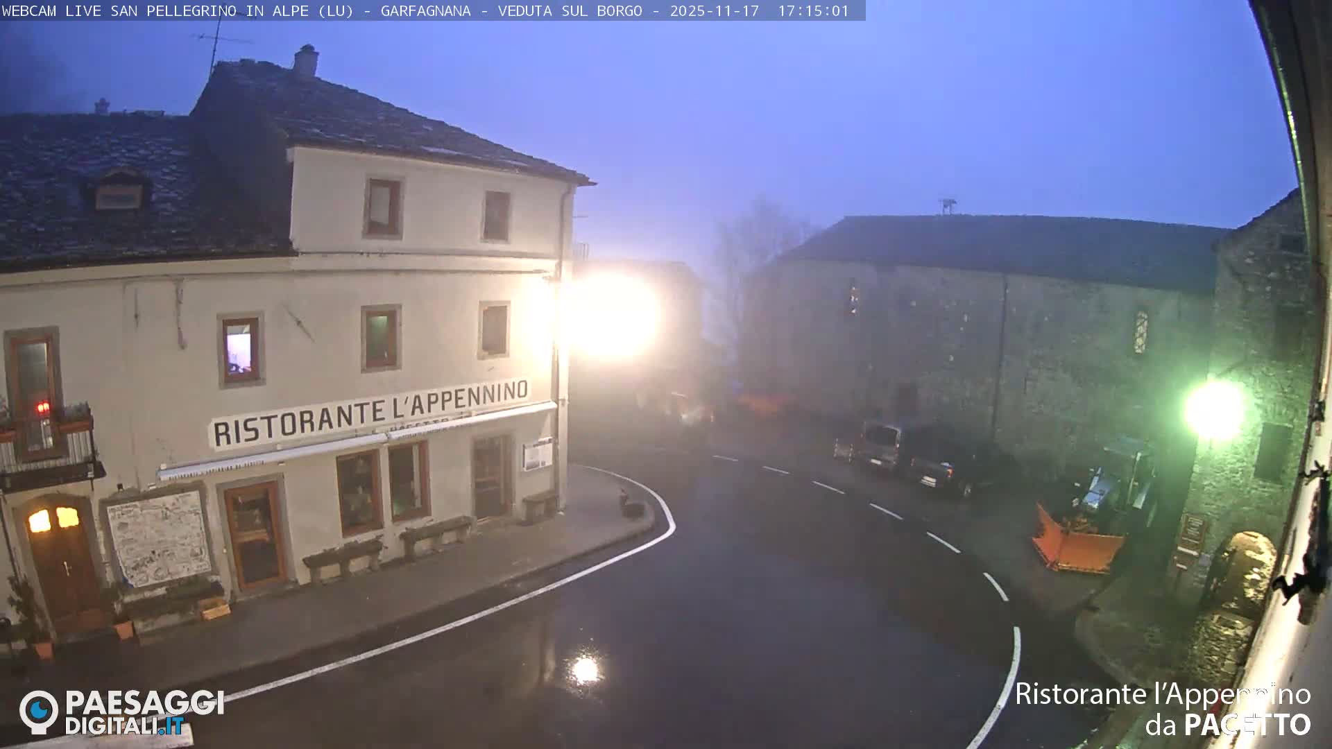 Garfagnana, San Pellegrino in Alpe  Alps Live Cam -  Lucca, Tuscany, Italy