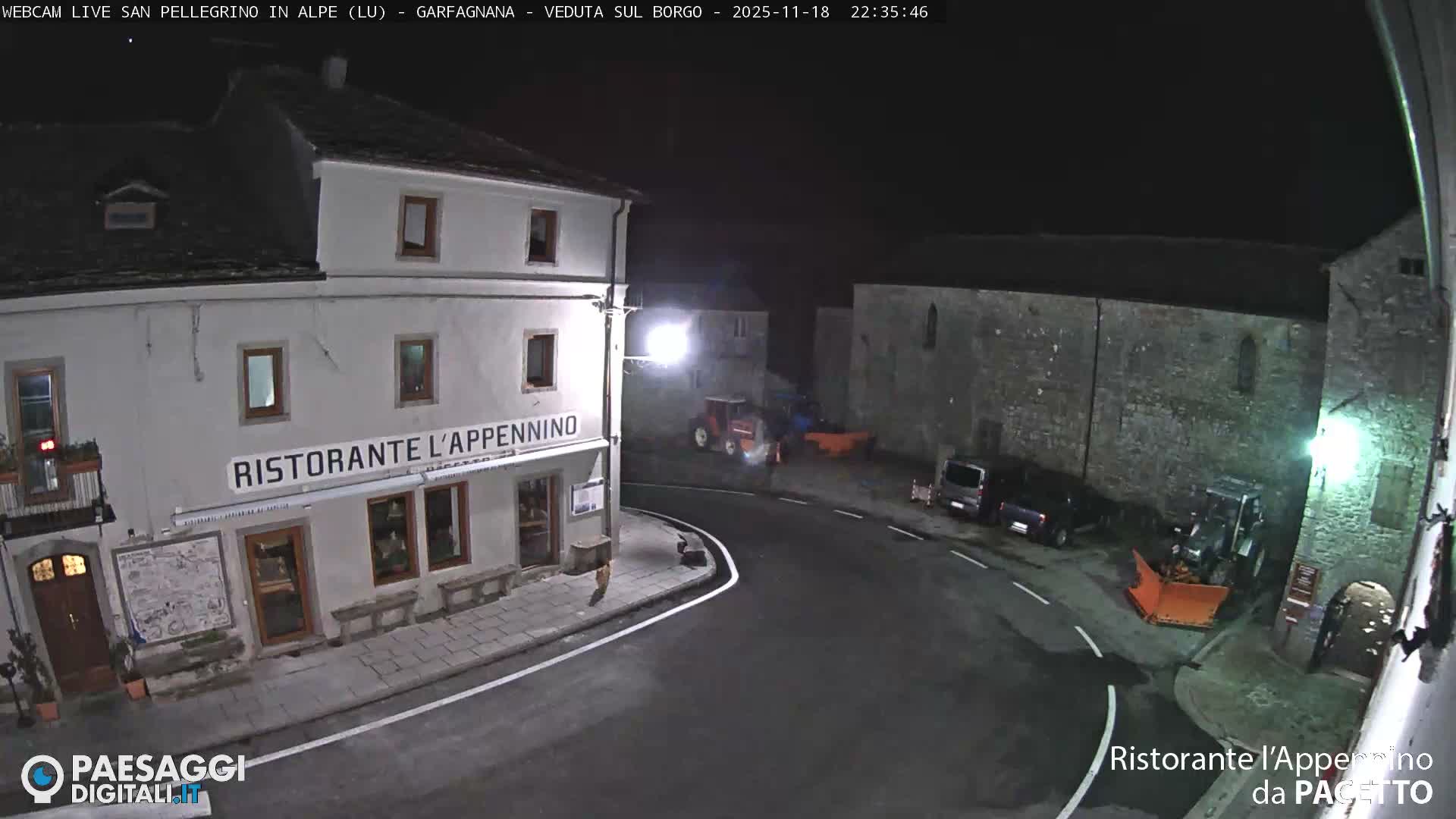 Garfagnana, San Pellegrino in Alpe  Alps Live Cam -  Lucca, Tuscany, Italy