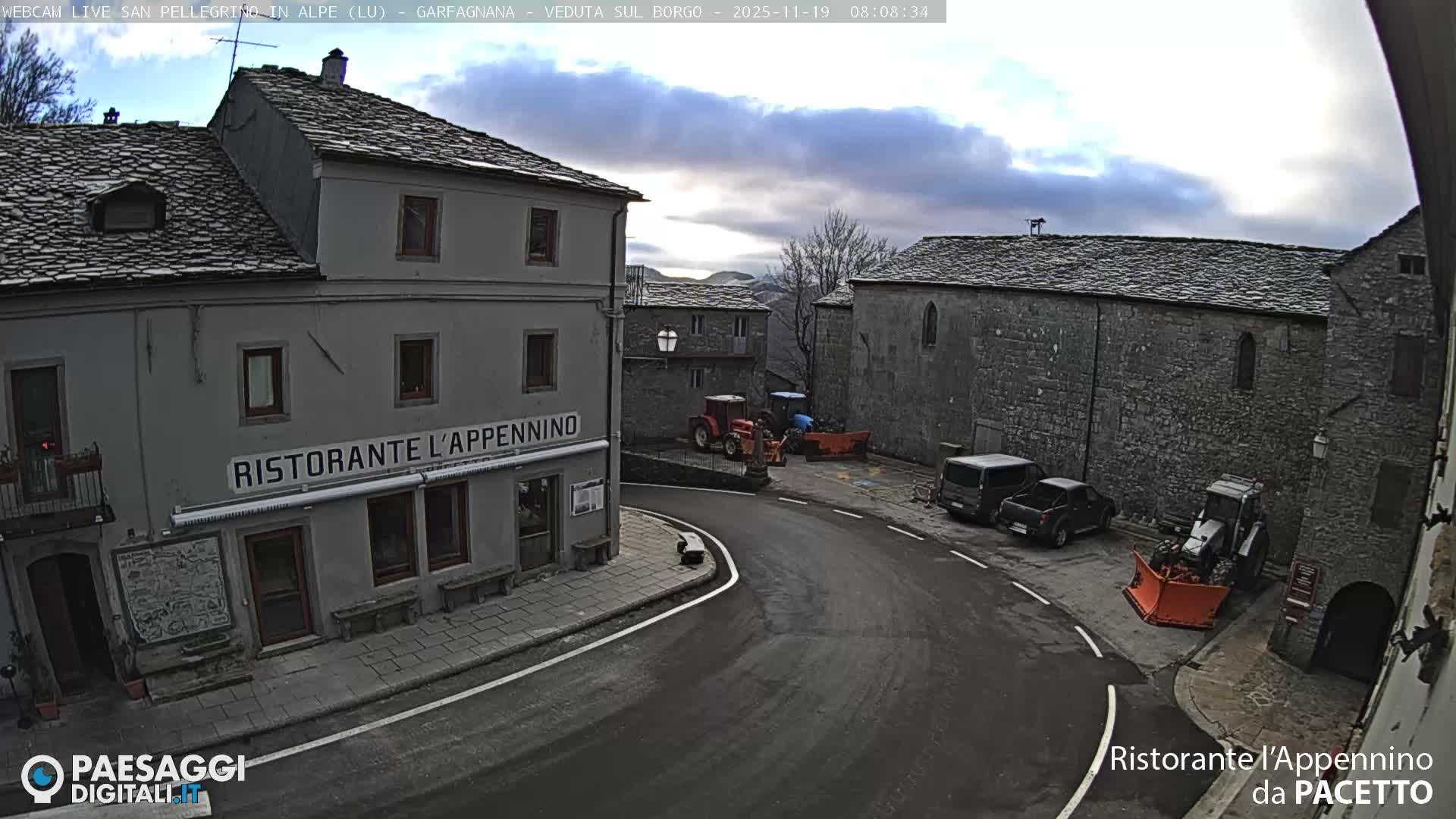 Garfagnana, San Pellegrino in Alpe  Alps Live Cam -  Lucca, Tuscany, Italy