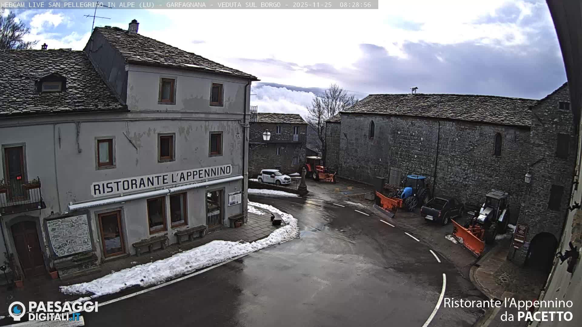 Garfagnana, San Pellegrino in Alpe  Alps Live Cam -  Lucca, Tuscany, Italy