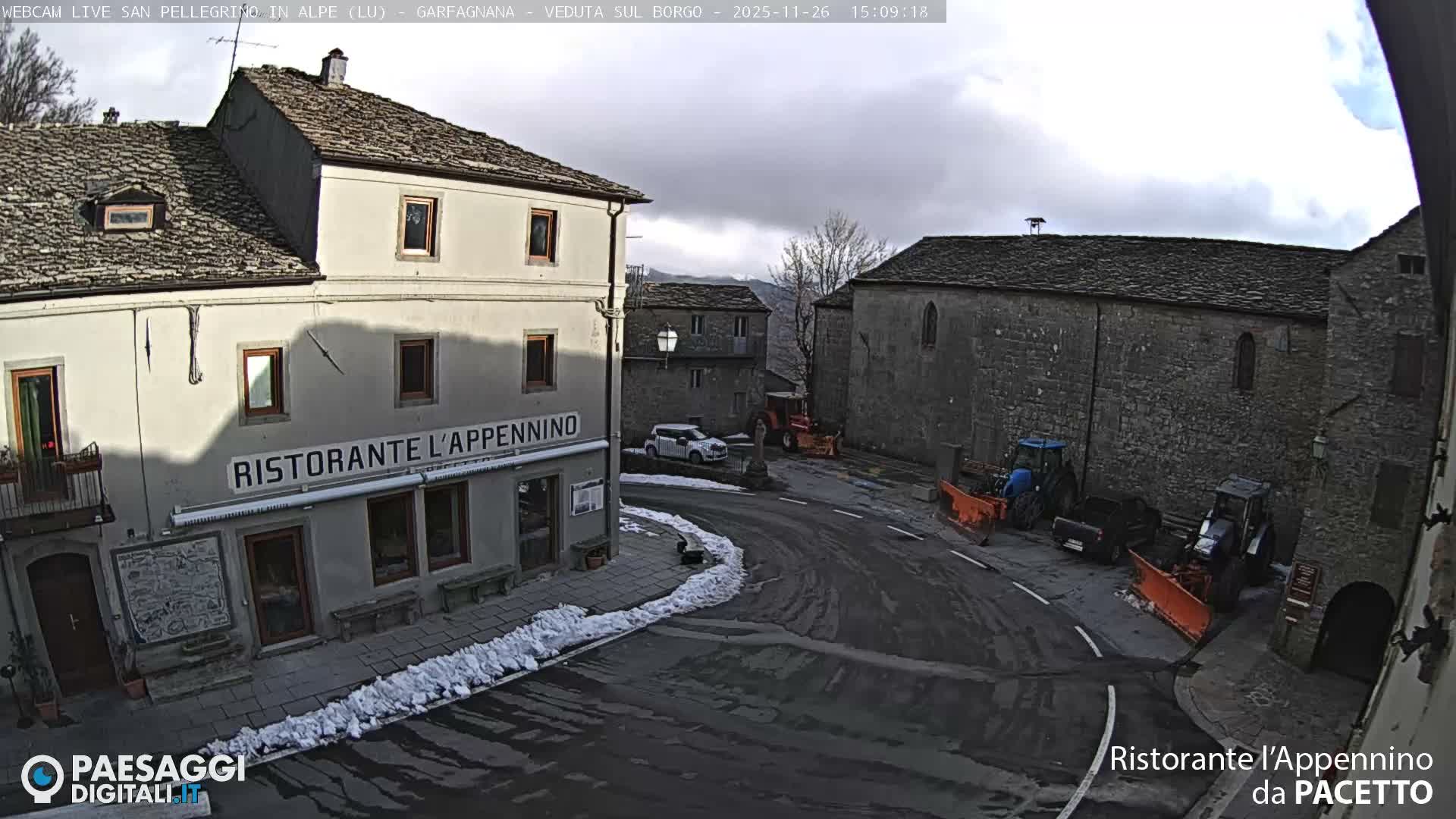 Garfagnana, San Pellegrino in Alpe  Alps Live Cam -  Lucca, Tuscany, Italy