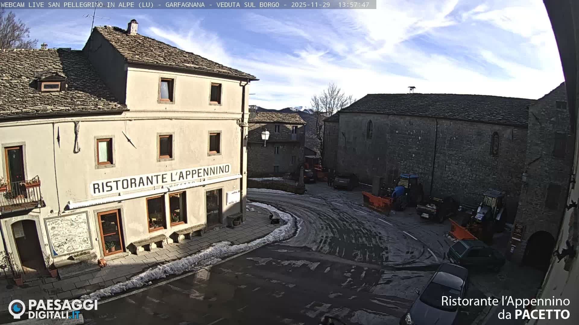 Garfagnana, San Pellegrino in Alpe  Alps Live Cam -  Lucca, Tuscany, Italy