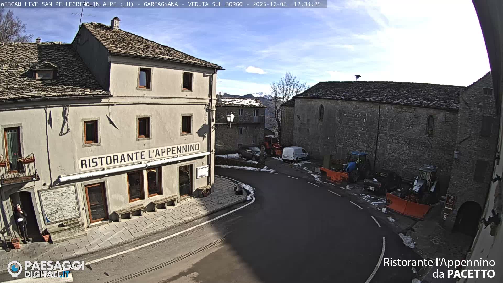 Garfagnana, San Pellegrino in Alpe  Alps Live Cam -  Lucca, Tuscany, Italy