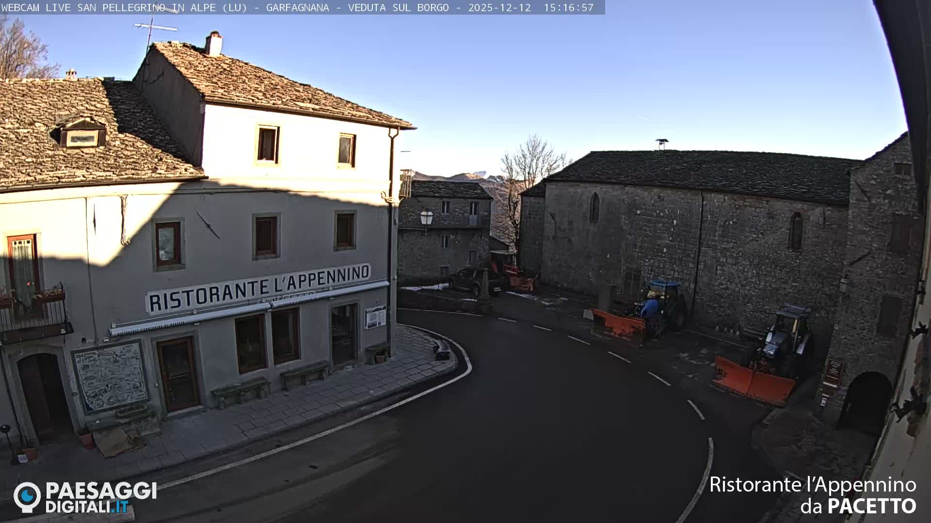 Garfagnana, San Pellegrino in Alpe  Alps Live Cam -  Lucca, Tuscany, Italy