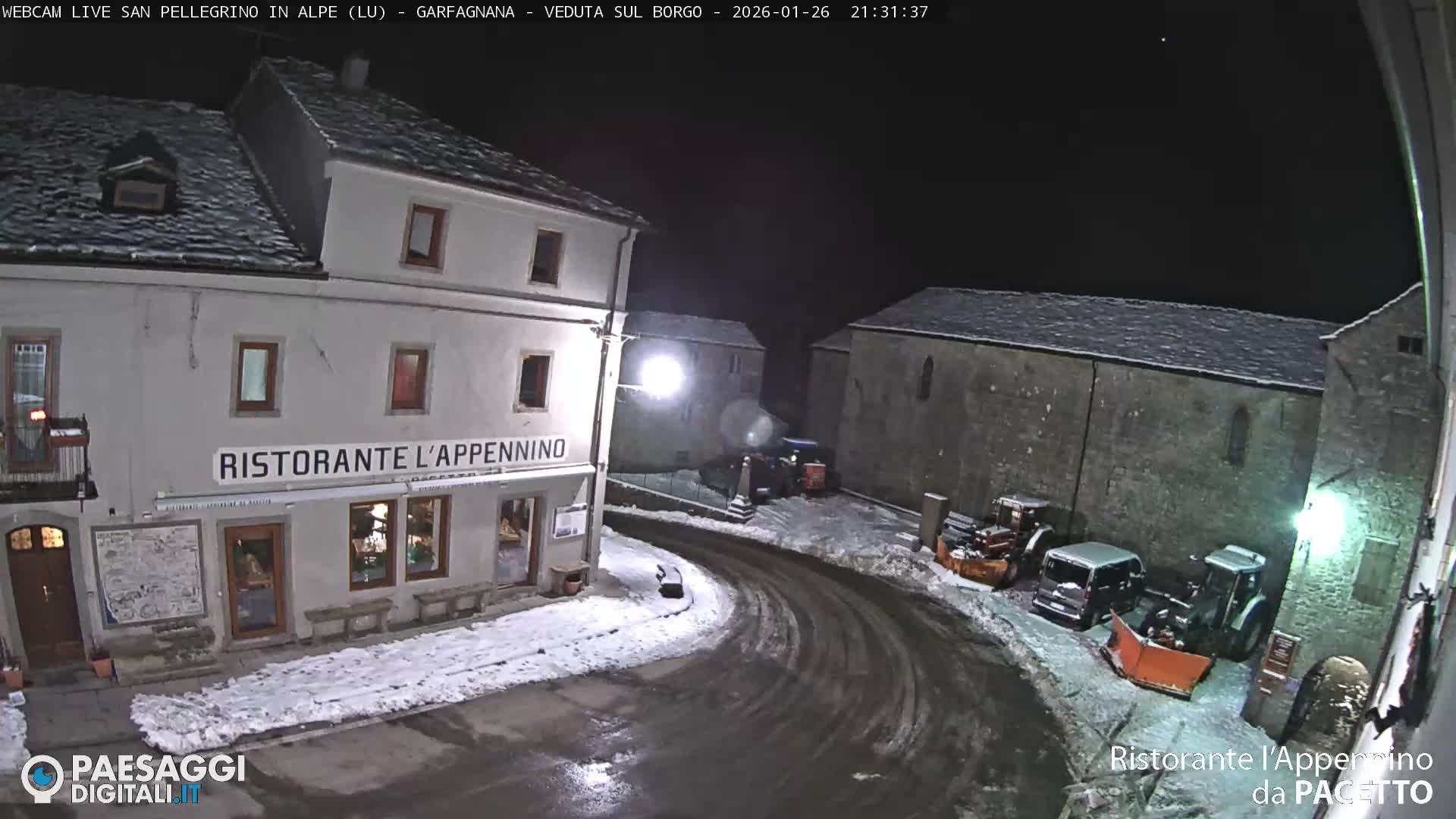 Garfagnana, San Pellegrino in Alpe  Alps Live Cam -  Lucca, Tuscany, Italy
