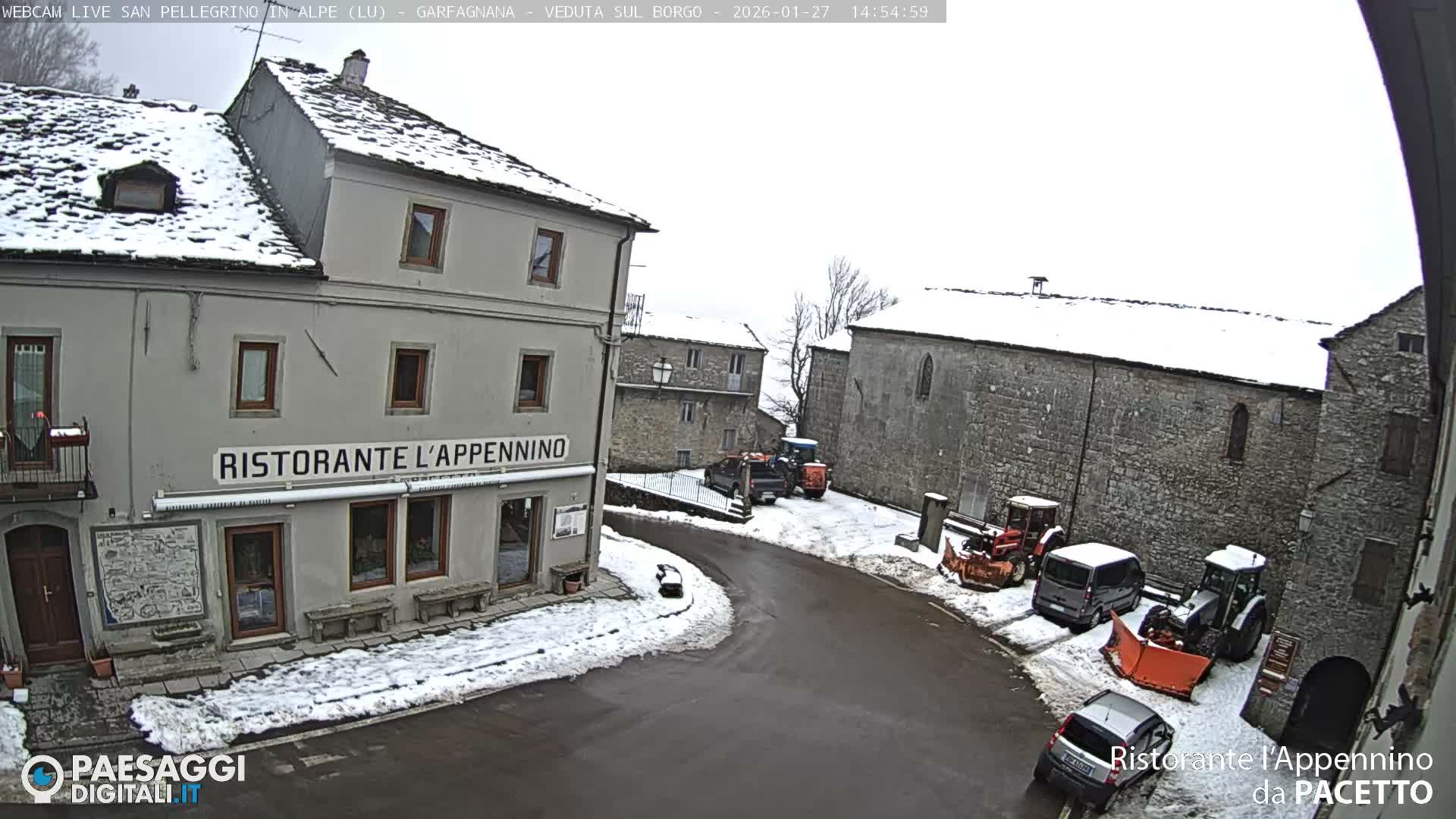 Garfagnana, San Pellegrino in Alpe  Alps Live Cam -  Lucca, Tuscany, Italy