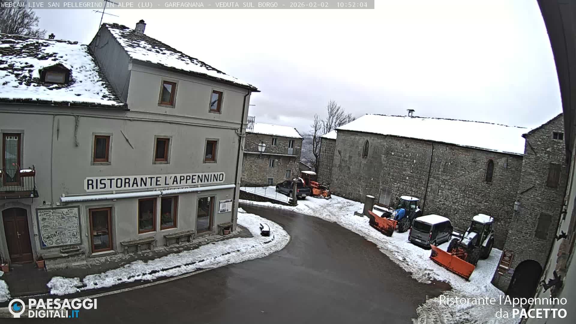 Garfagnana, San Pellegrino in Alpe  Alps Live Cam -  Lucca, Tuscany, Italy