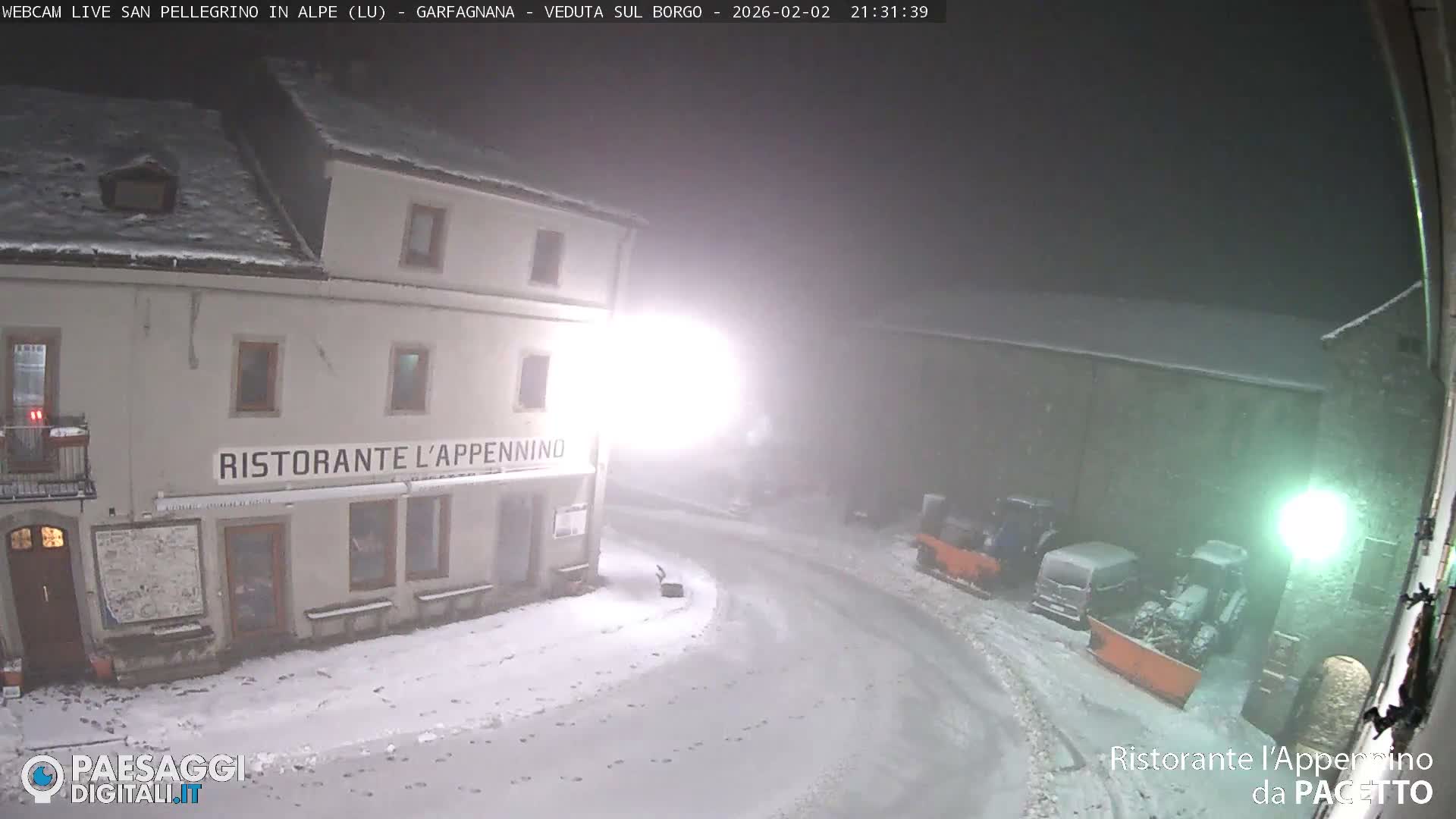 Garfagnana, San Pellegrino in Alpe  Alps Live Cam -  Lucca, Tuscany, Italy