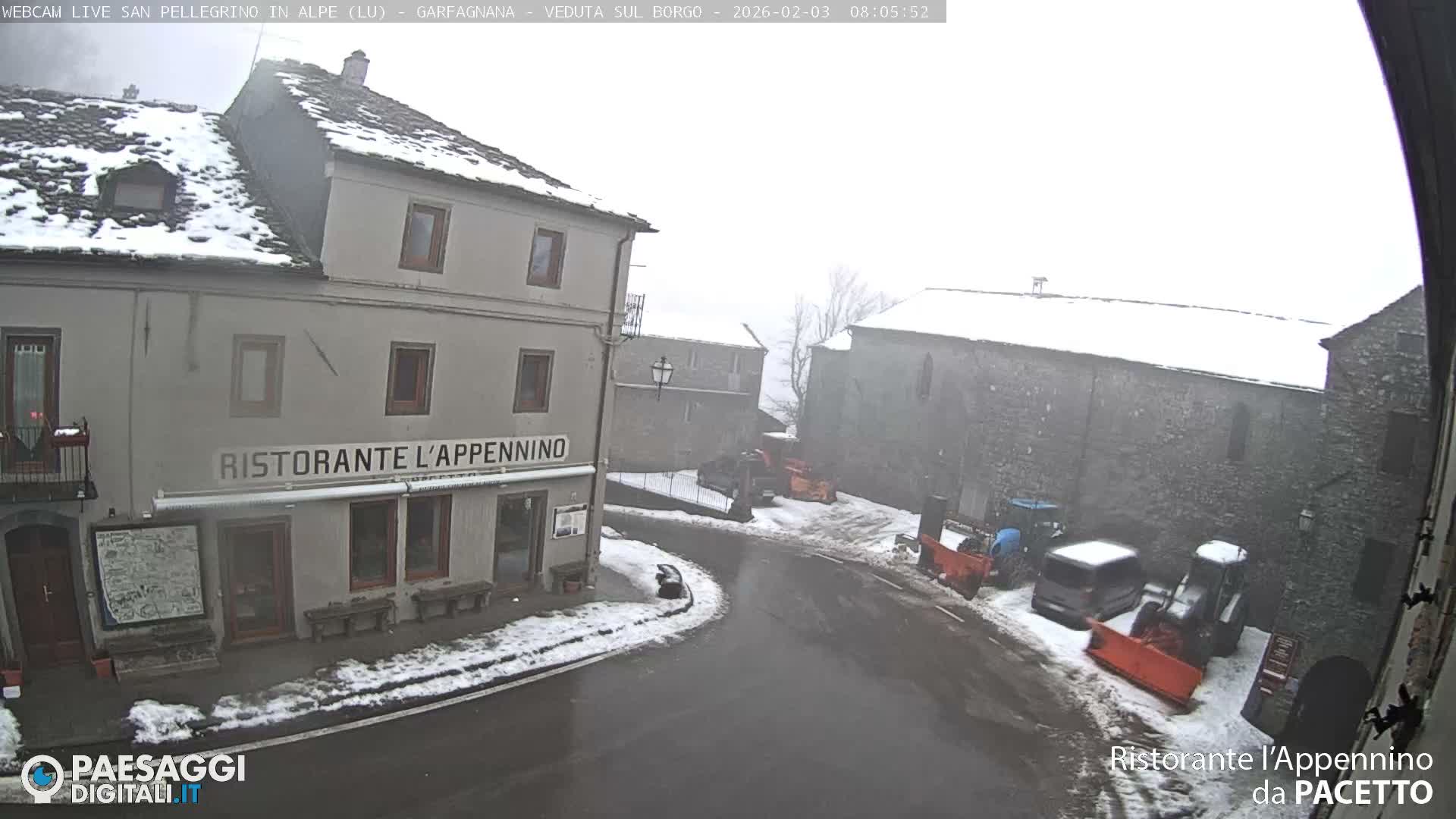 Garfagnana, San Pellegrino in Alpe  Alps Live Cam -  Lucca, Tuscany, Italy