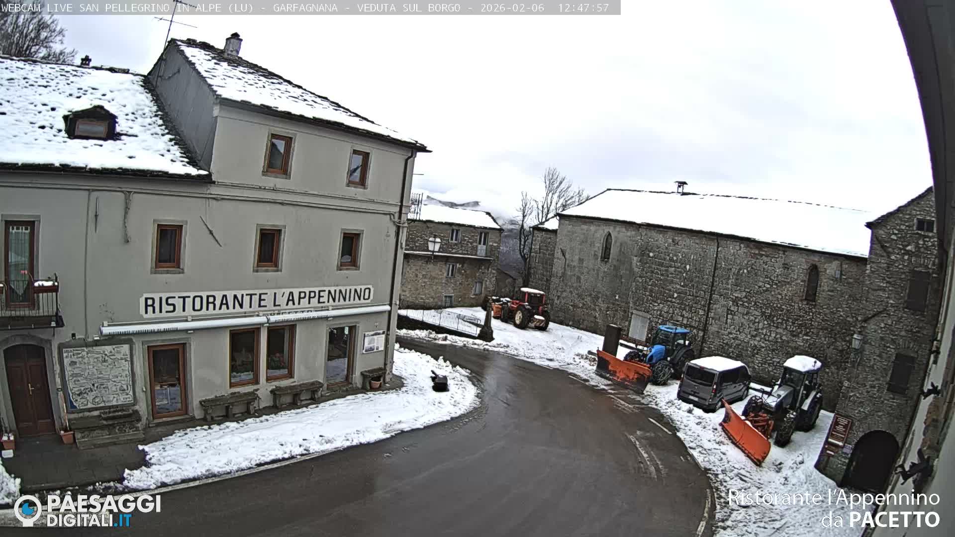 Garfagnana, San Pellegrino in Alpe  Alps Live Cam -  Lucca, Tuscany, Italy