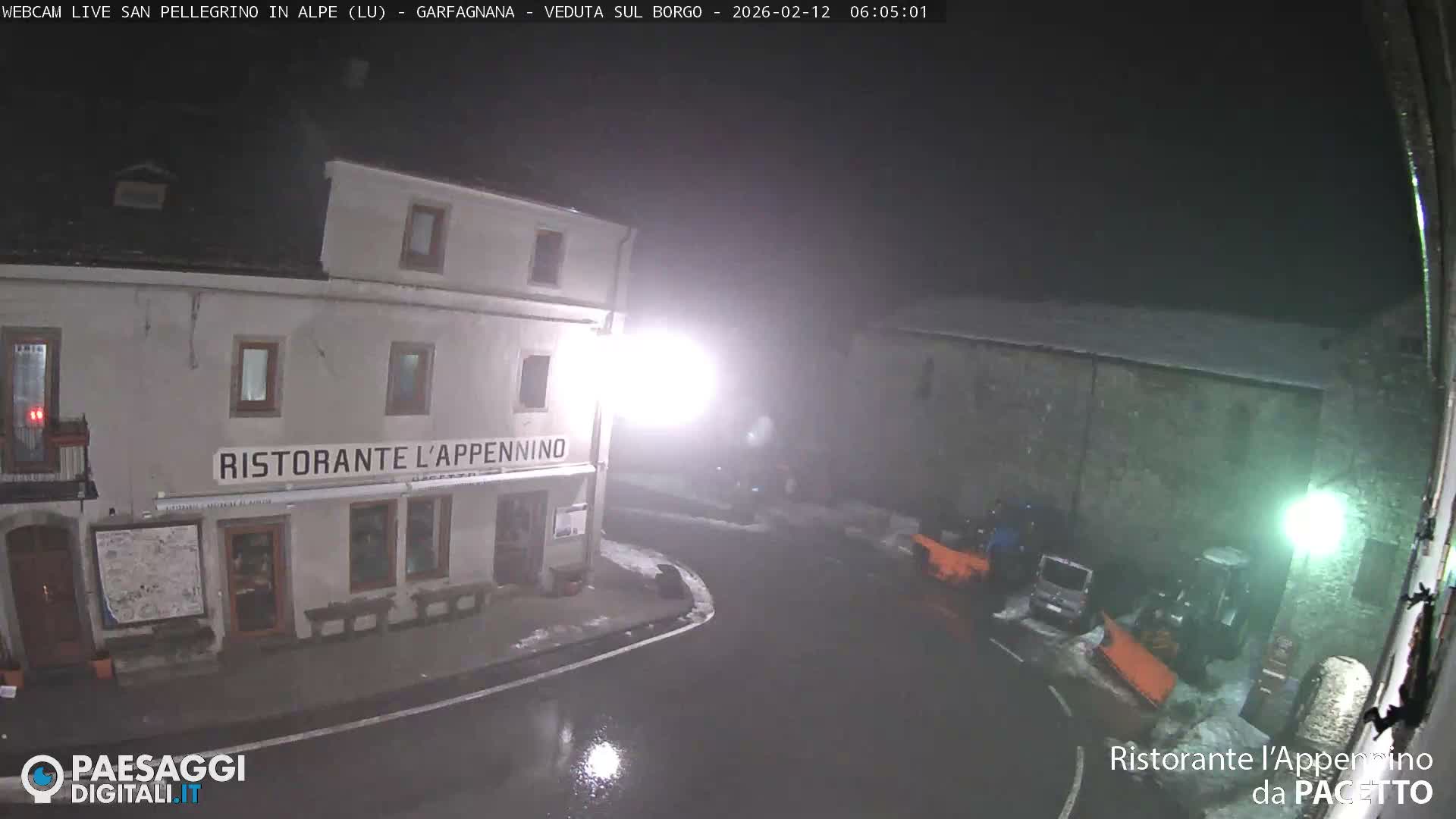 Garfagnana, San Pellegrino in Alpe  Alps Live Cam -  Lucca, Tuscany, Italy
